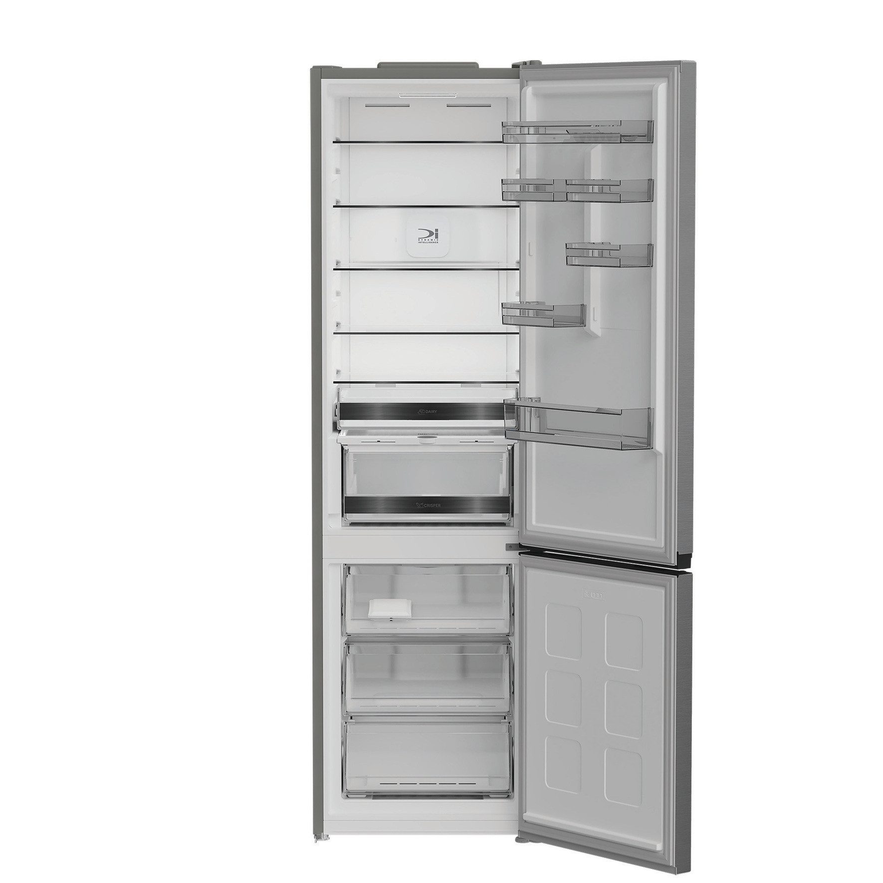BAUKNECHT Kühl-/Gefrierkombination KGDNF 20C IN, 203,5 cm hoch, 59,5 cm breit, FreshShield