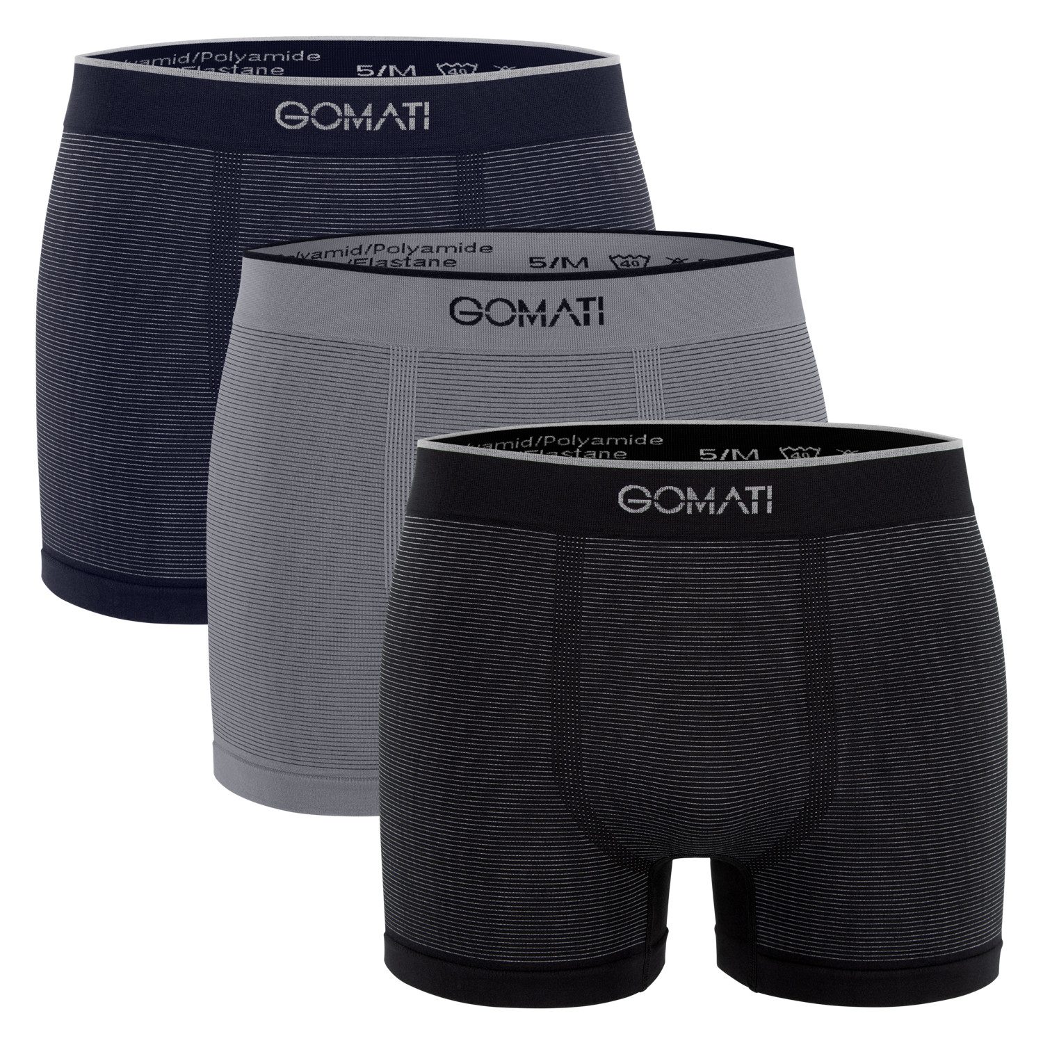 Gomati Boxershorts Herren Seamless Pants (3er günstig online kaufen