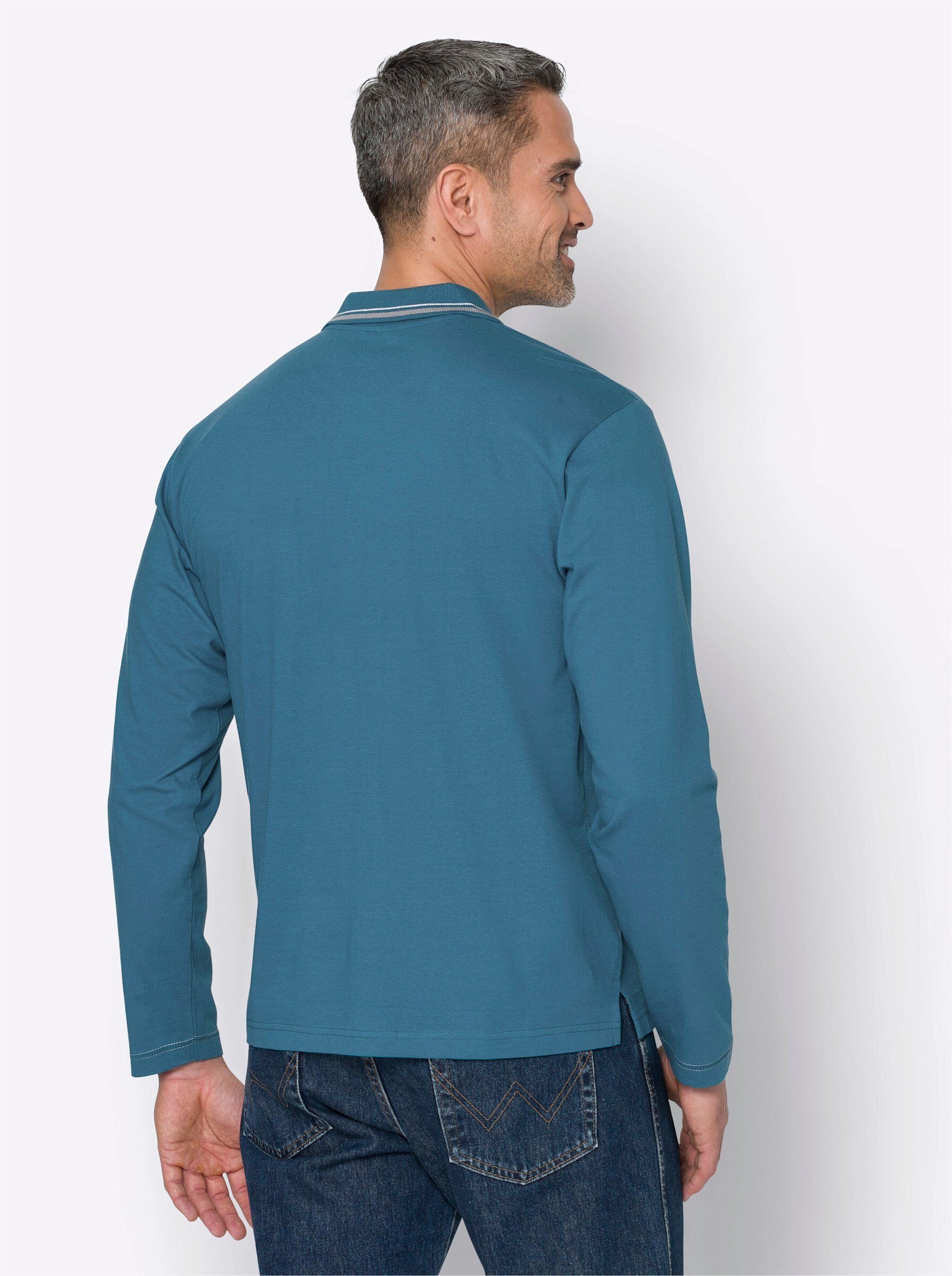 Classic Langarm-Poloshirt "Poloshirt", (1 tlg.) günstig online kaufen