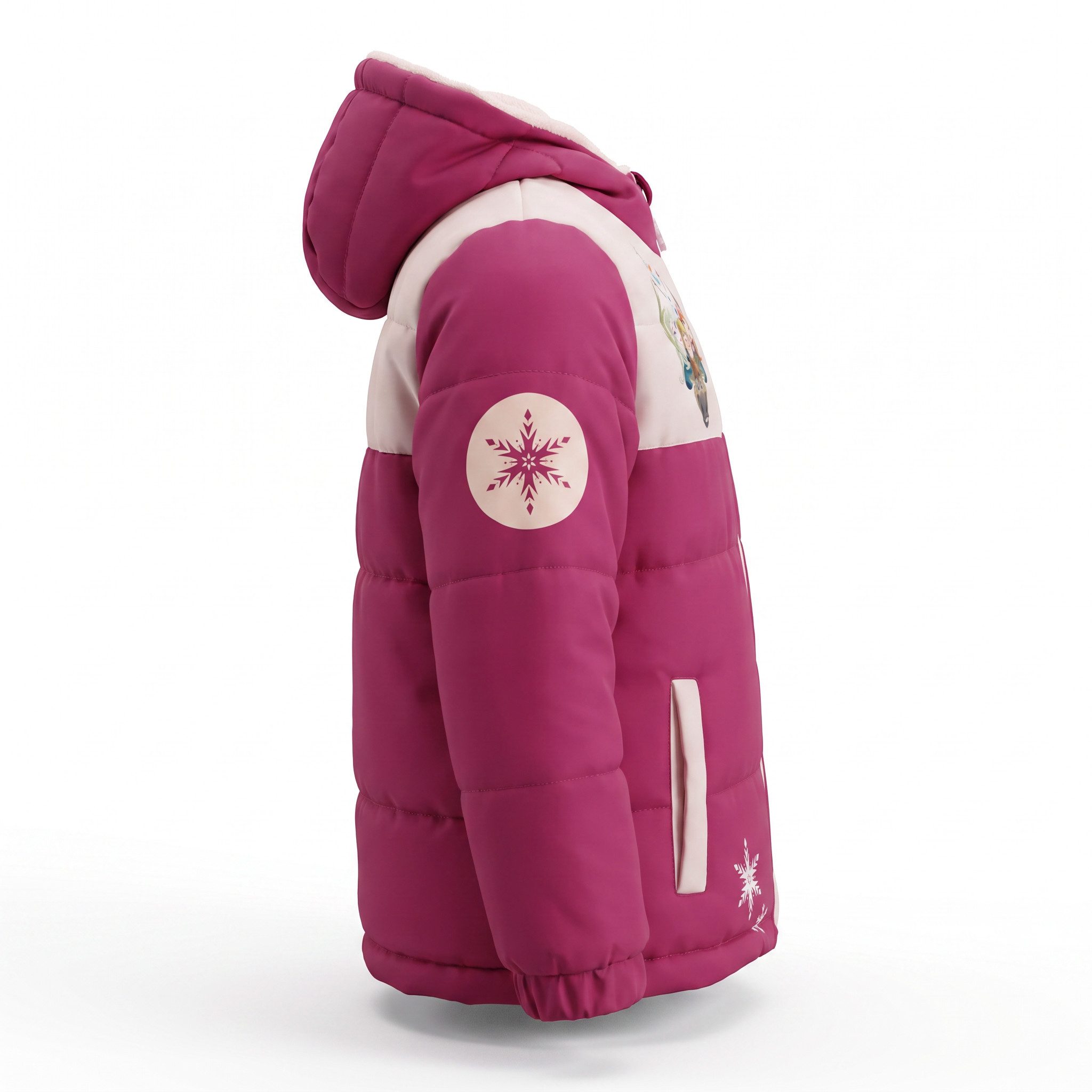 Disney Winterjacke Disney Die Eiskönigin Mädchen Kinder Jacke Kapuze Gr. 92-128
