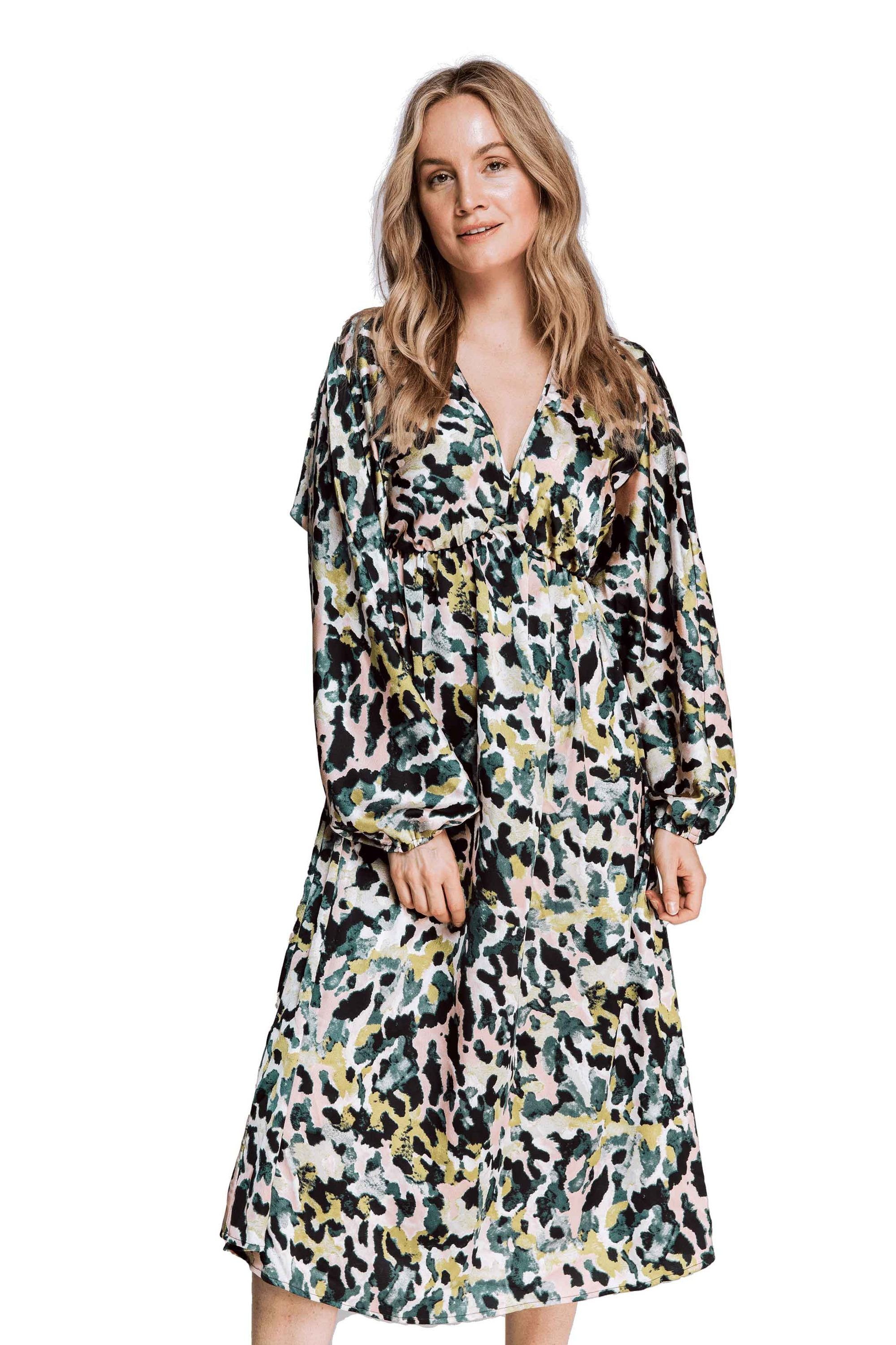 Shirtkleid Blusenkleid BADOI Beige