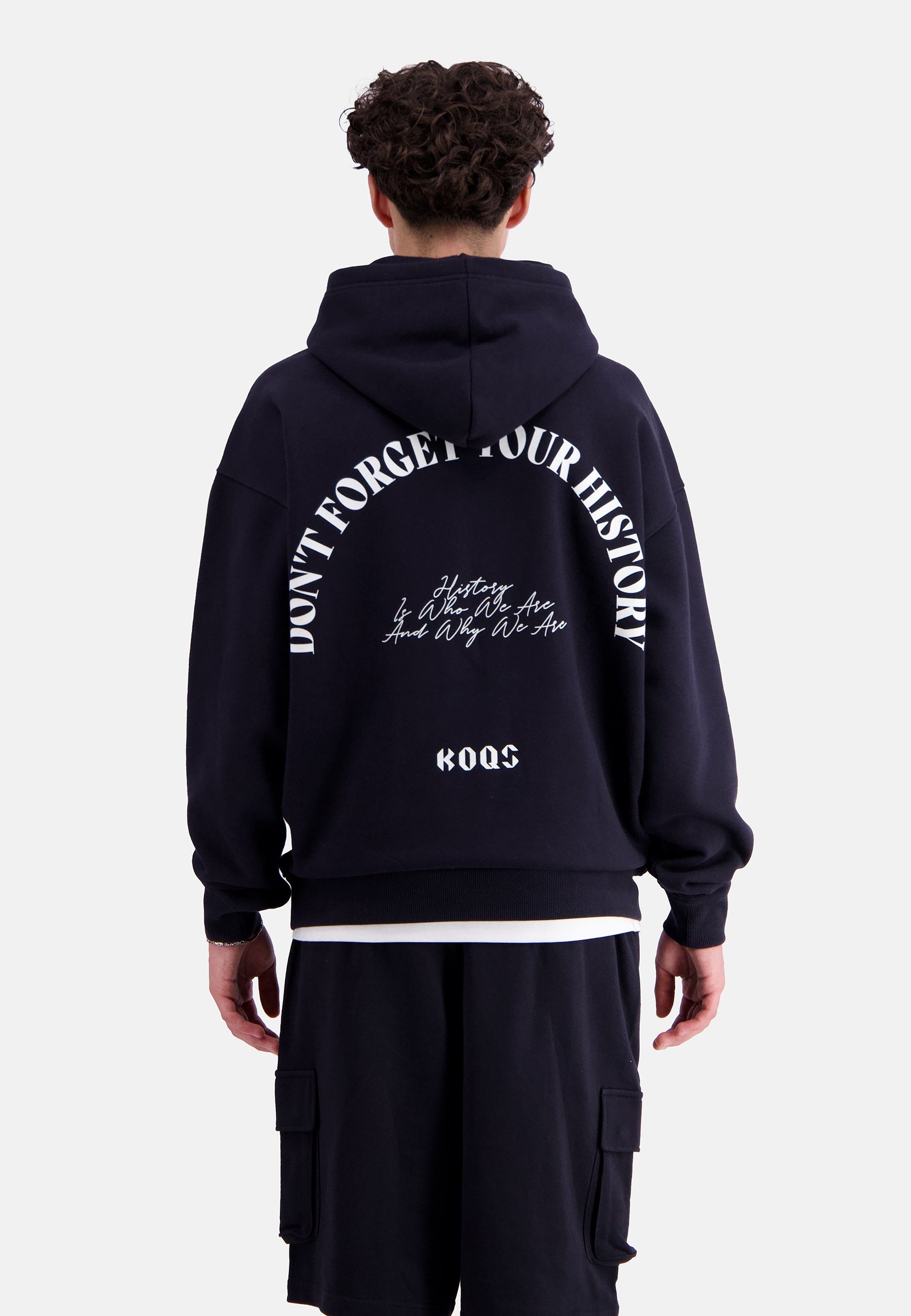 KOQS Hoodie Don't forget your History günstig online kaufen
