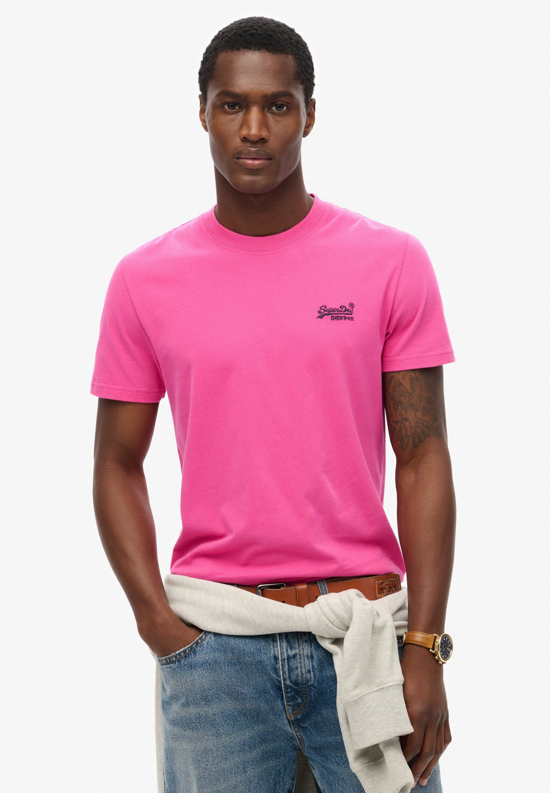 Superdry Rundhalsshirt ESSENTIAL LOGO EMB TEE günstig online kaufen