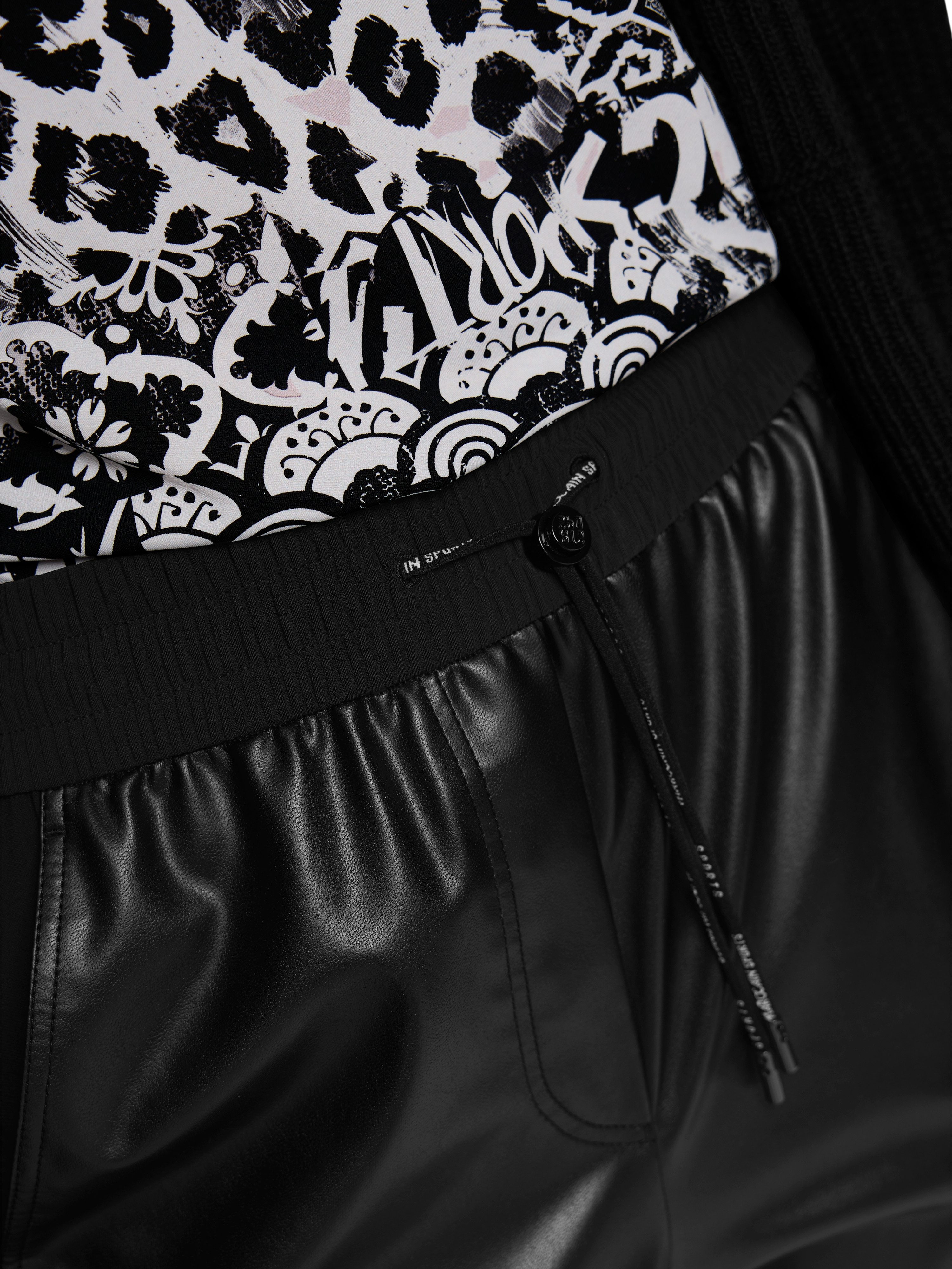 Marc Cain Stoffhose Check it Up Premium Damenmode Model: RHODOS im Jogging- günstig online kaufen