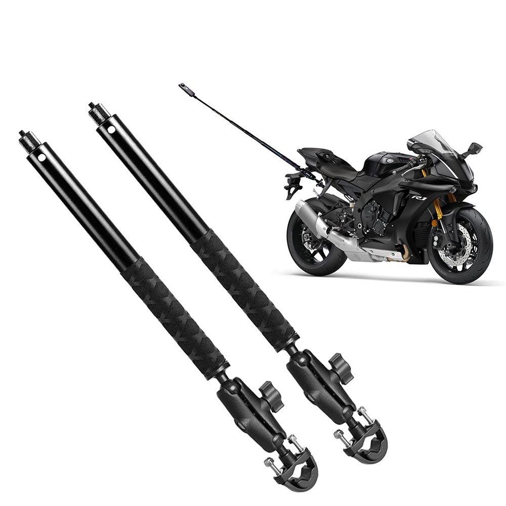 Tourtecs Sitzbank Set 2x Selfie Stick Cam Halter für Motorrad NBC21