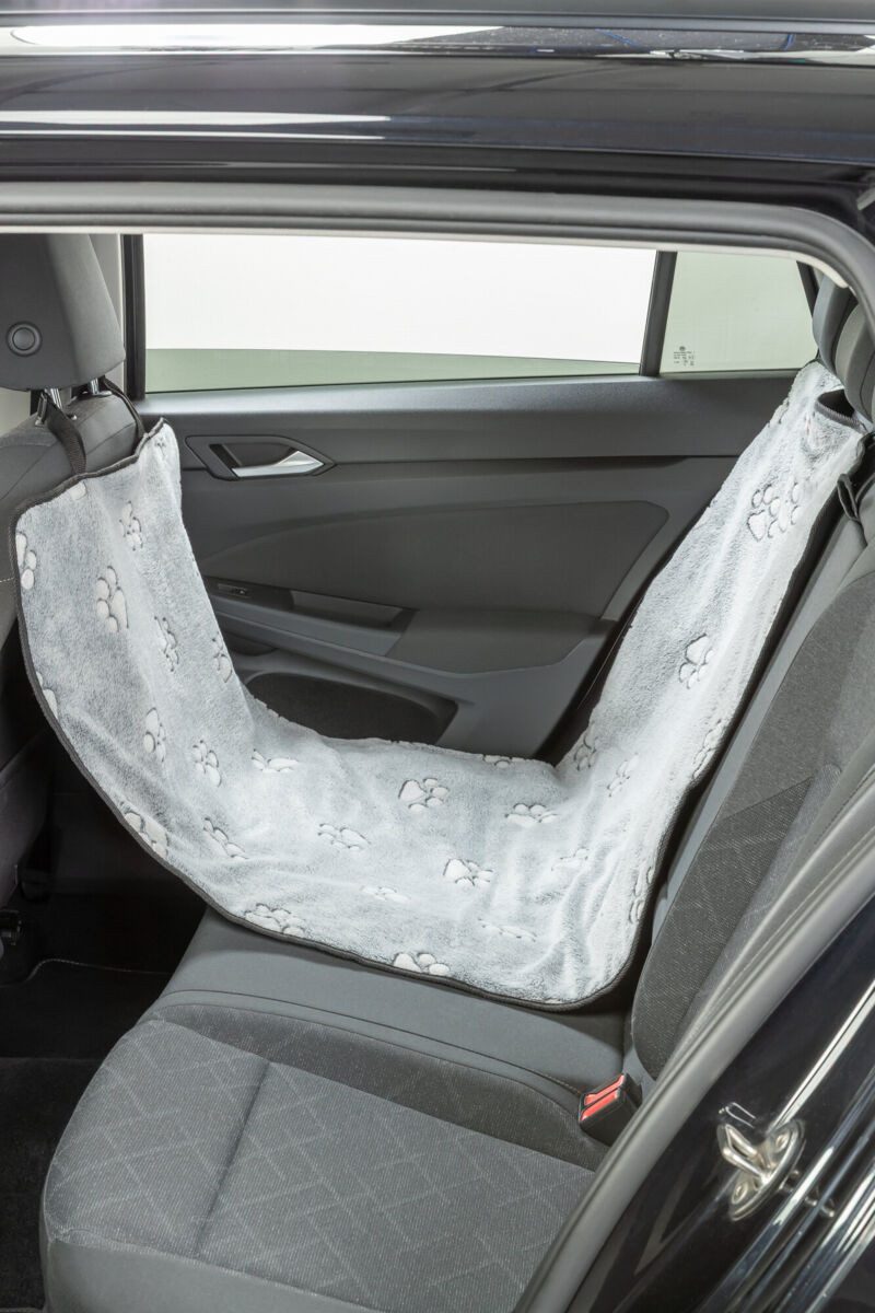 TRIXIE Tier-Autoschondecke Auto-Schondecke - grau/schwarz - 0,65 × 1,45 m