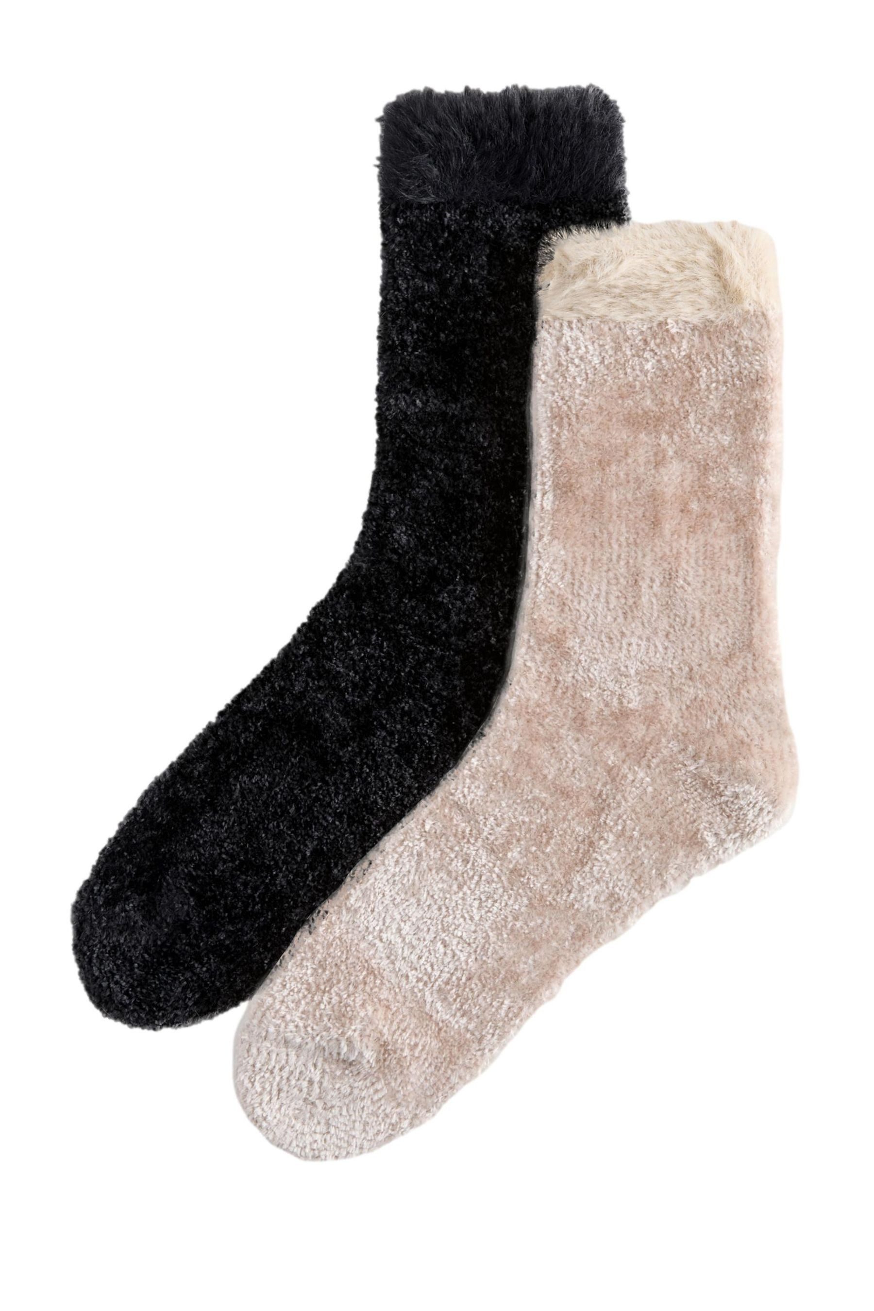 Kuschelsocken Kuschelige Samtsocken, 2er-Pack