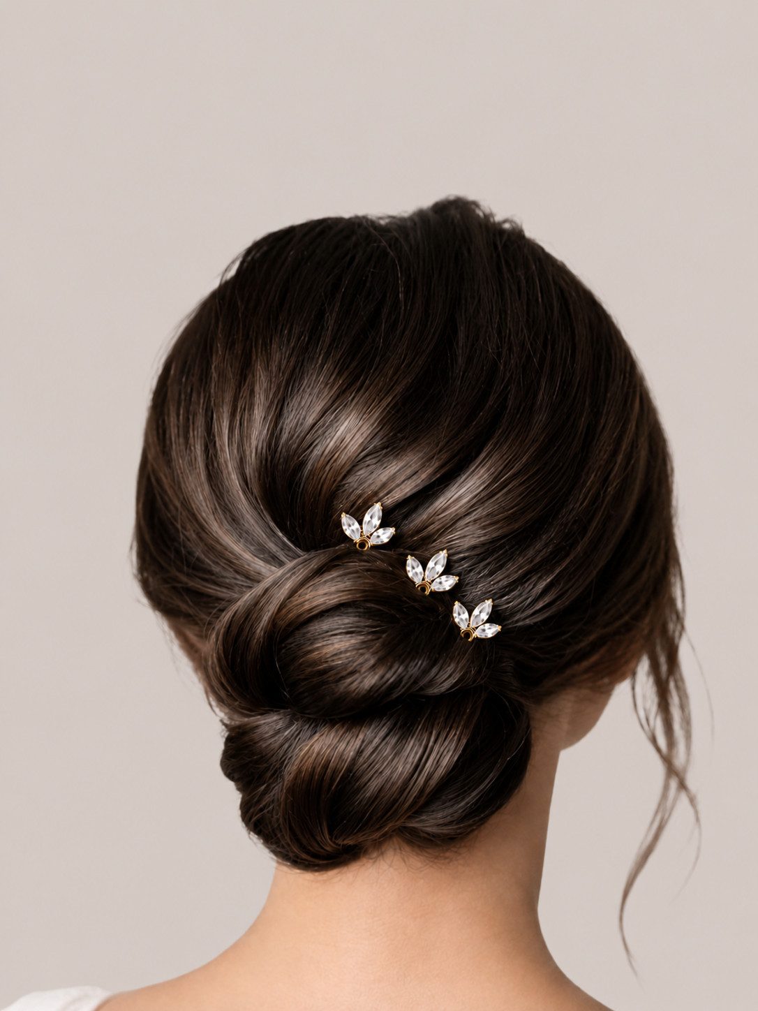 ANNIS WIESBADEN EST. 2021 Haarnadeln Strass Haarnadeln Set (5 Stück) – Elegante Haarpins mit Kristallen, 5 Stück