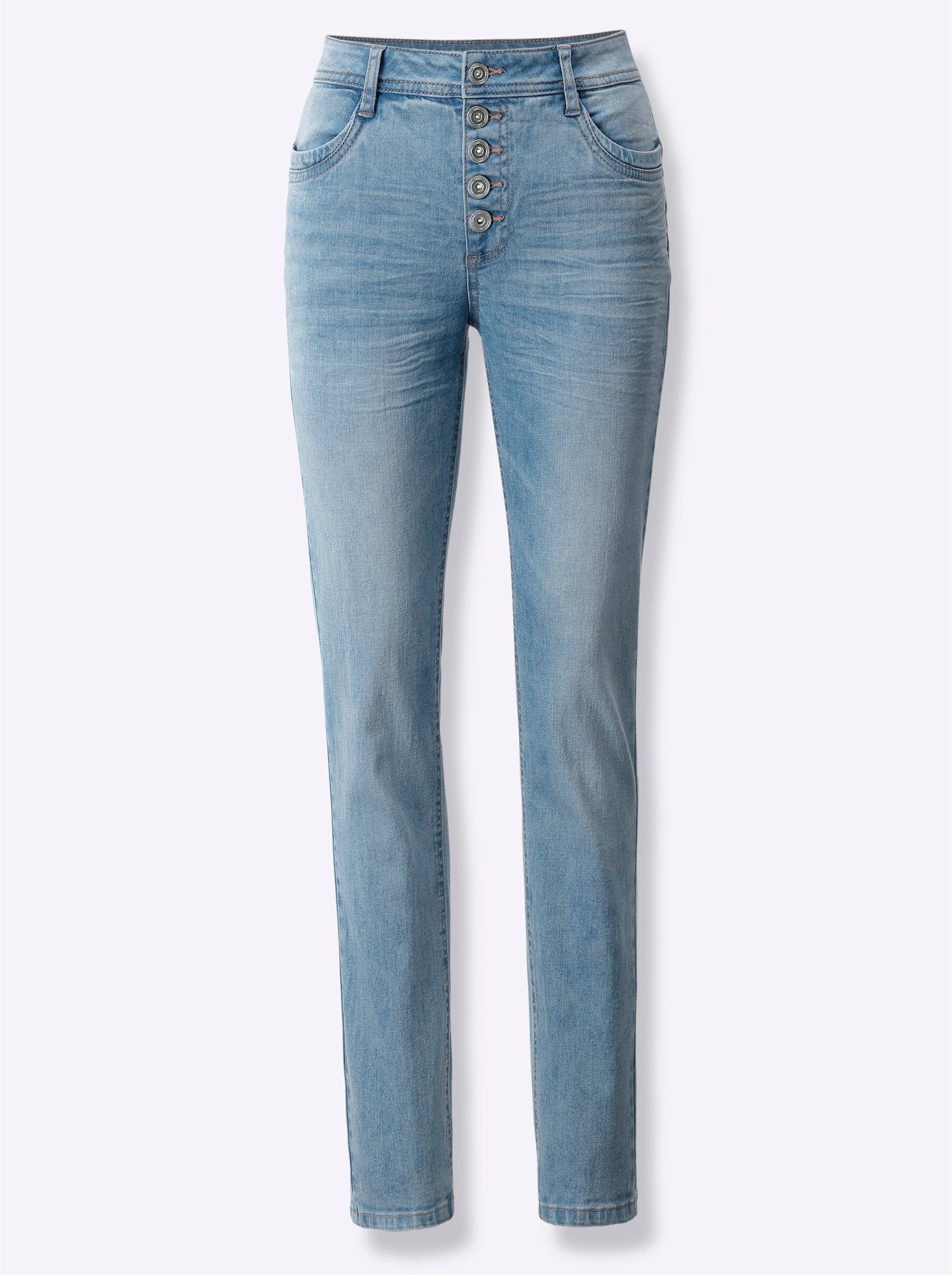 heine Bequeme Jeans blue-bleached