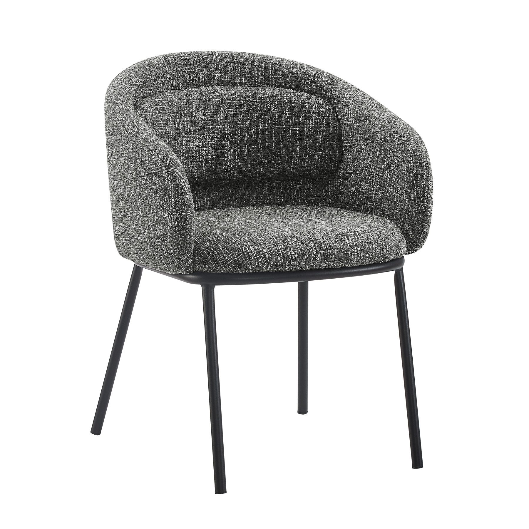 riess-ambiente Esszimmerstuhl FLORENZ granitgrau / schwarz günstig online kaufen