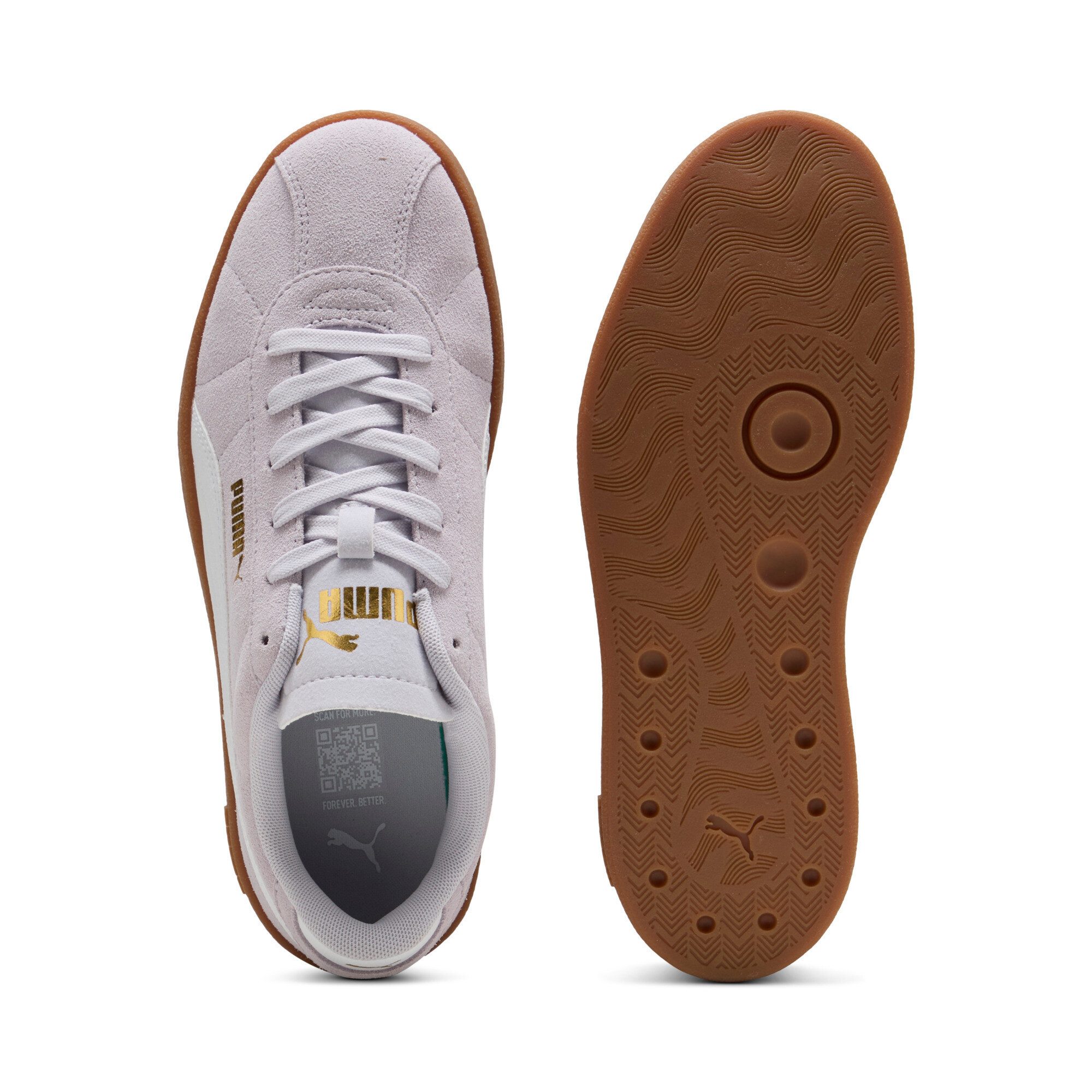 PUMA CLUB II Sneaker aus Leder, mit Schnürverschluss, mit profiliertem Laufsohlenprofil – Bild 4 von 5