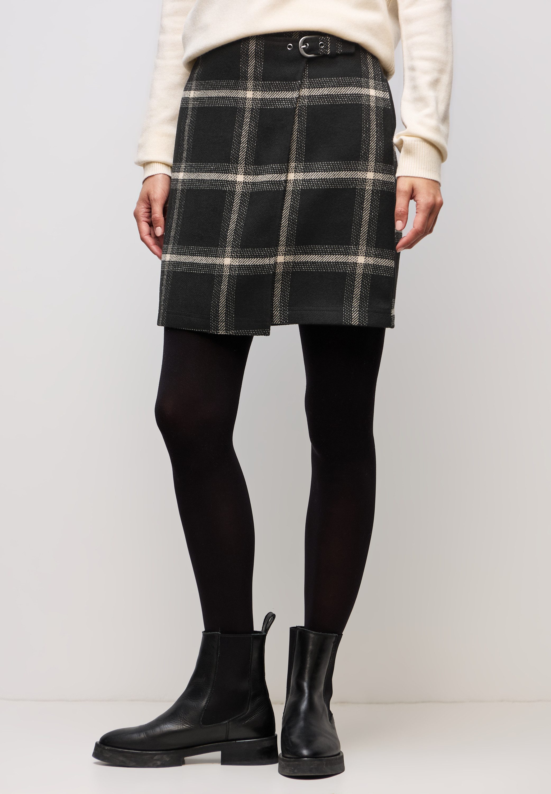 STREET ONE Minirock mit Karomuster günstig online kaufen