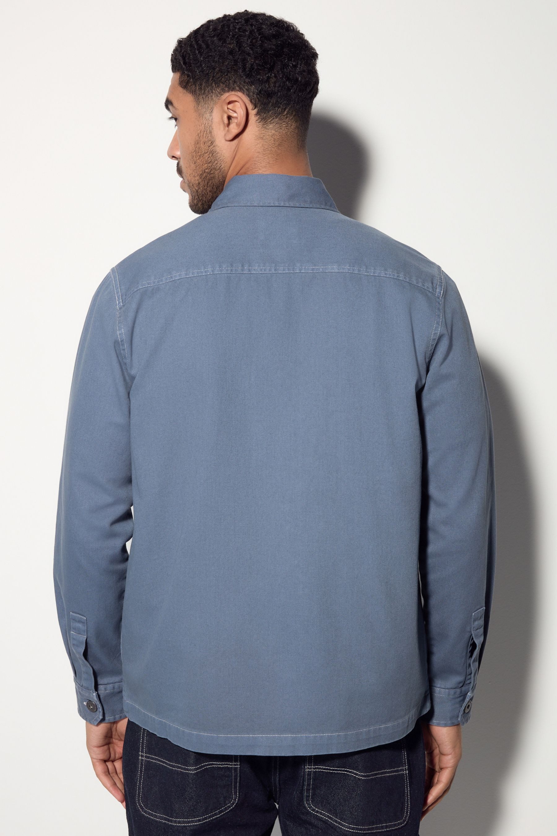 Next Hemdjacke Hemdjacke mit Kontrastnaht aus günstig online kaufen