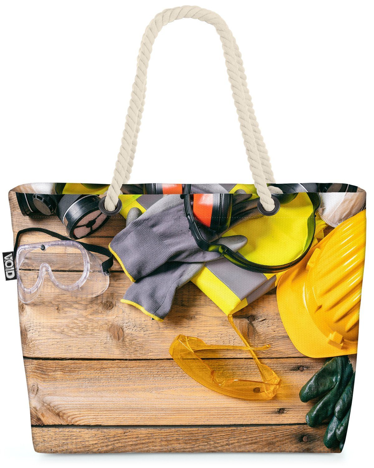 safety industrie (1-tlg), Bauarbeiter schütze VOID Baustelle Helm work konstruktion Strandtasche