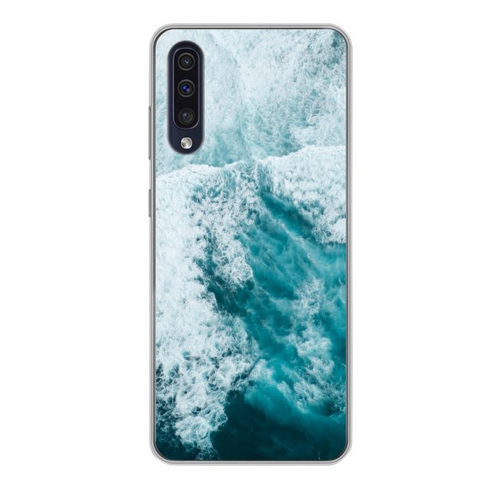MuchoWow Handyhülle Meer - Wasser - Hawaii Handyhülle Samsung Galaxy A50 Smartphone-Bumper Print Handy