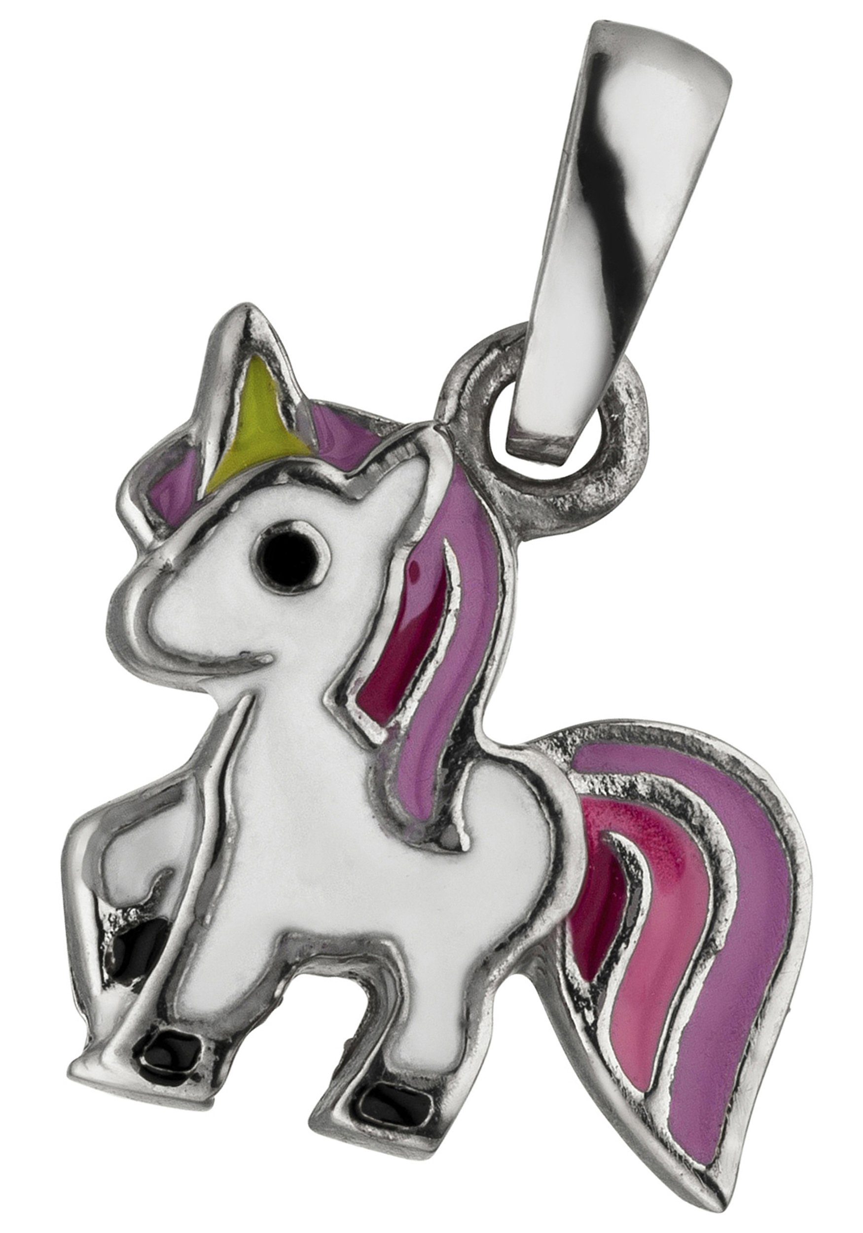 JOBO Kettenanhänger Anhänger Einhorn, 925 Silber