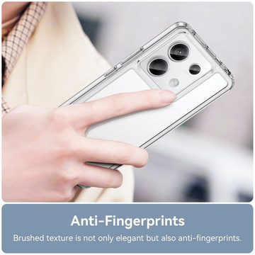 Wigento Handyhülle Für Xiaomi Redmi Note 13 Pro Plus TPU Acryl Handy Hülle Transparent