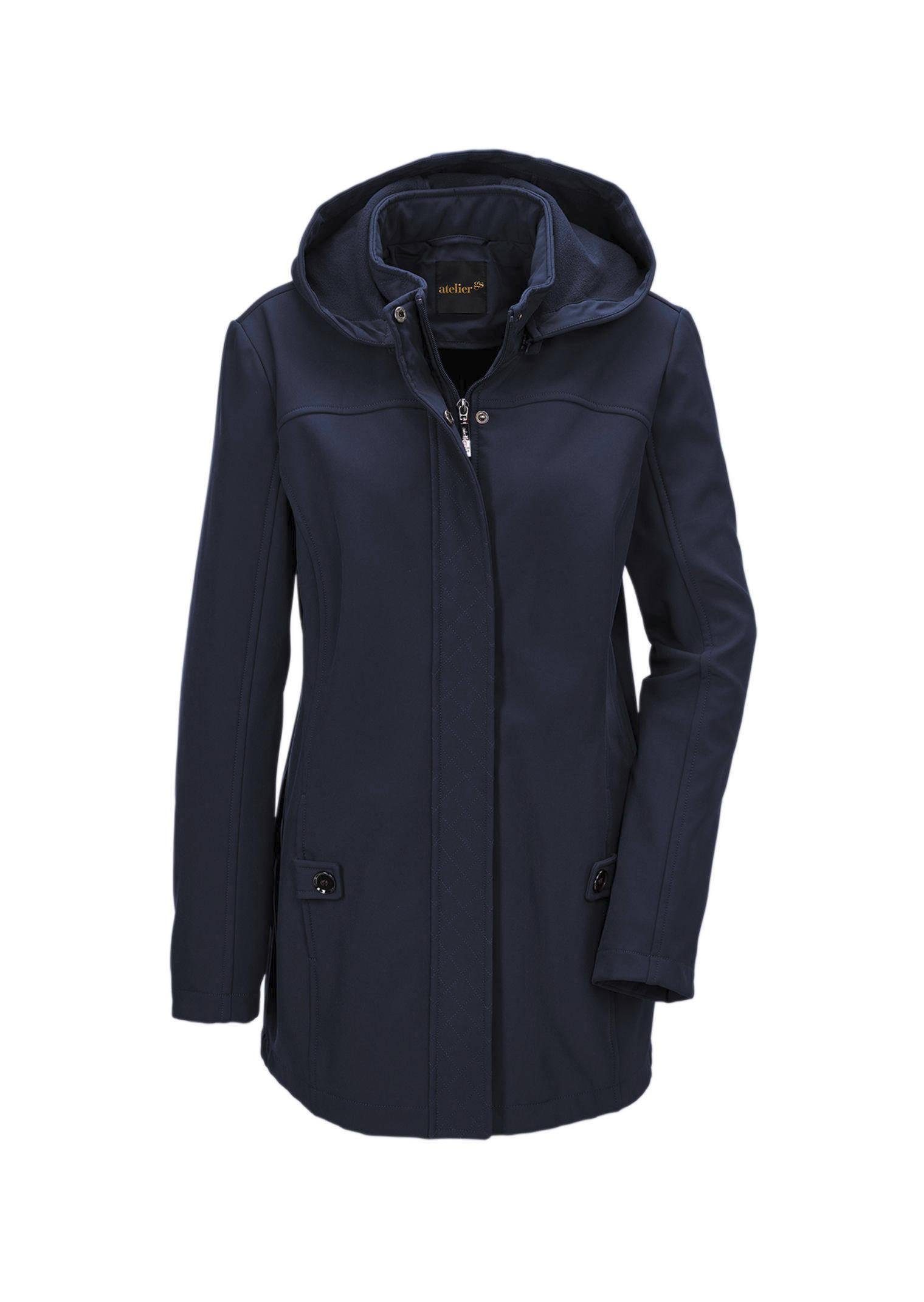 GOLDNER Funktionsjacke Wasserabweisende Softshelljacke mit Kapuze günstig online kaufen