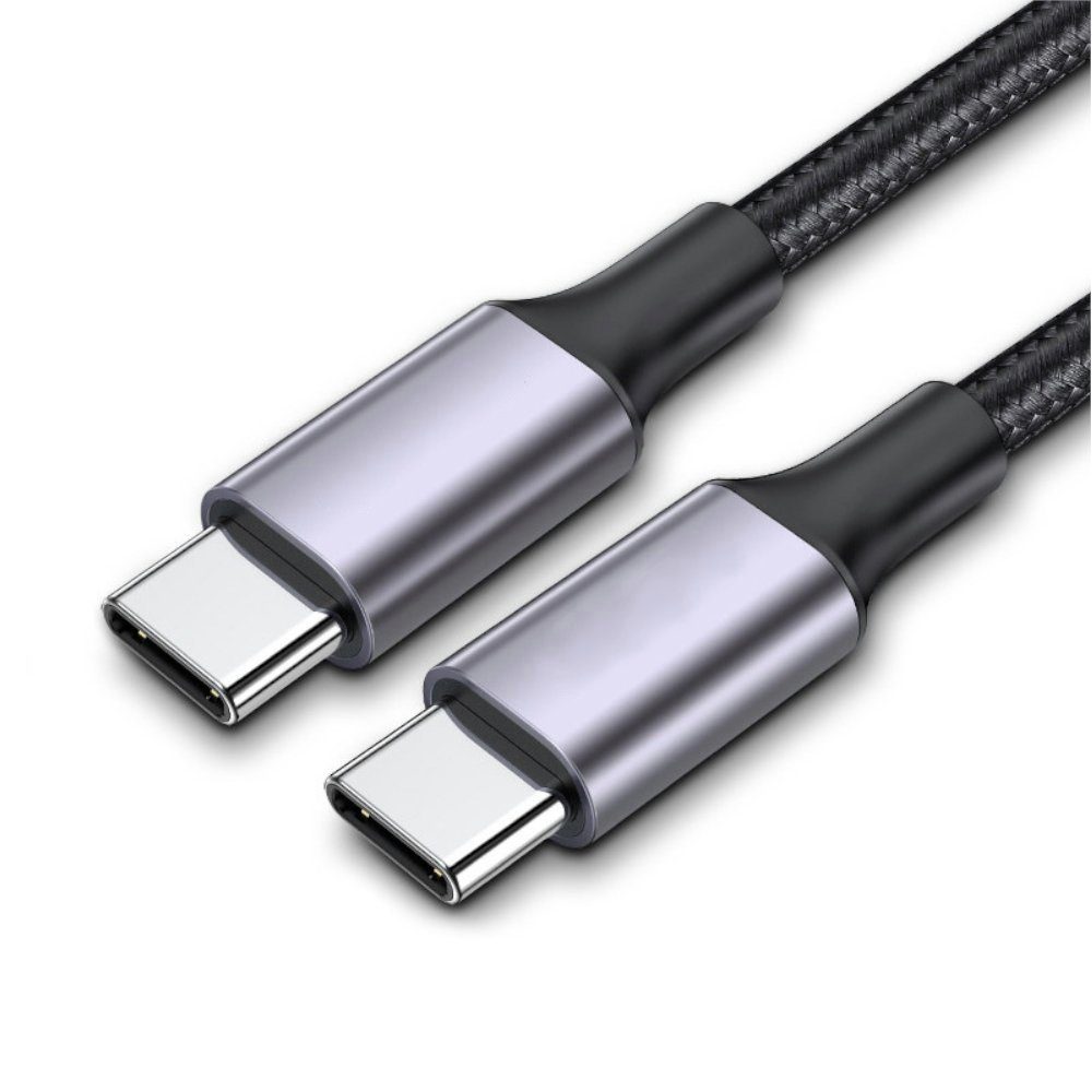 TradeNation USB C auf USB C Ladekabel 1m 2m Kabel Schnell 60W für Samsung Apple USB-Kabel, USB-C, USB-C (100 cm), 60W