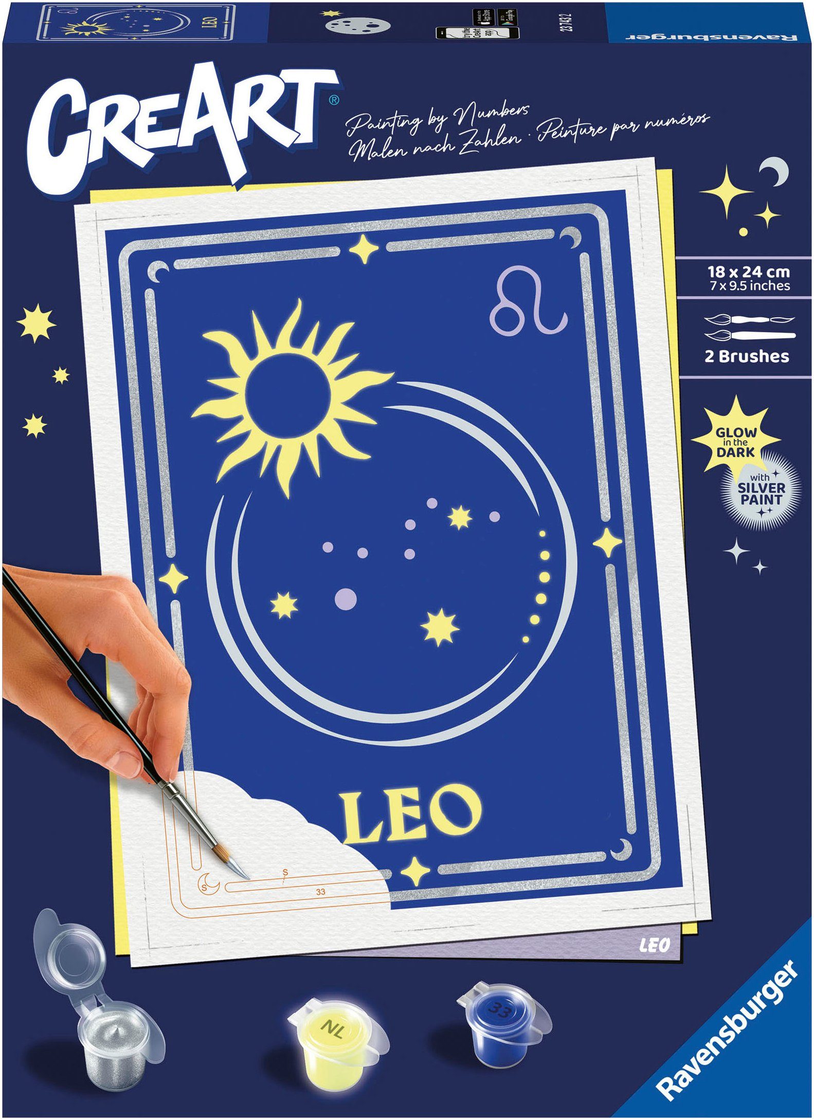 Malen nach Zahlen Sternzeichen (Zodiac Sign) Löwe