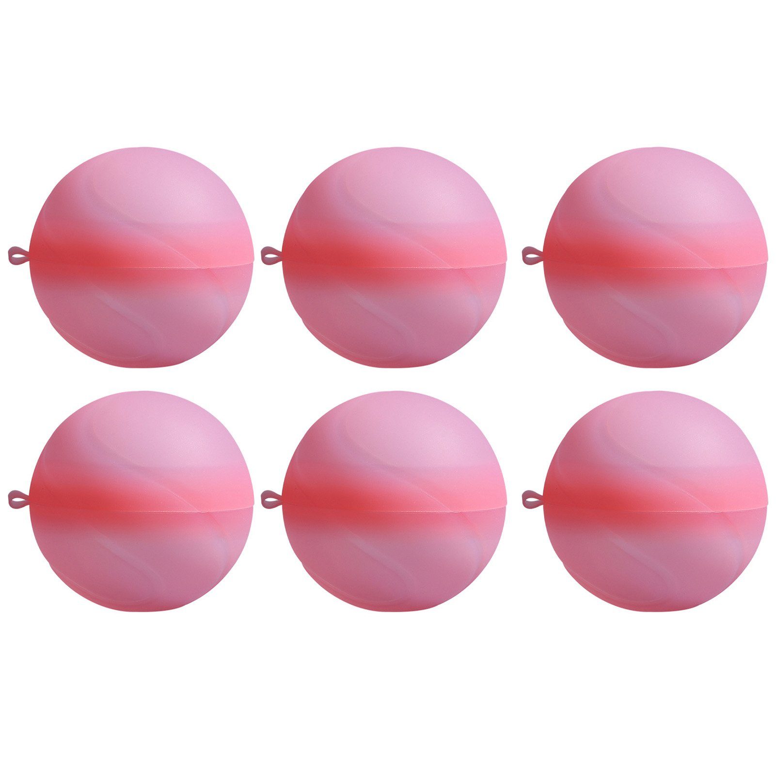 Pinoyden Wasserspielzeug Wasserball,für 6 Stück Outdoor/Pool/Strand Wasserball Pink Kinder