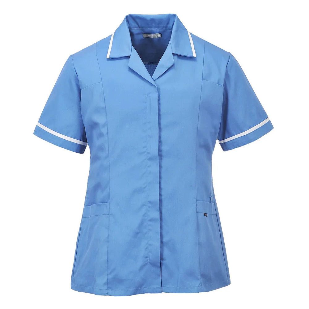 Portwest Arztkittel Portwest Klassische Tunika LW20 Royalblau