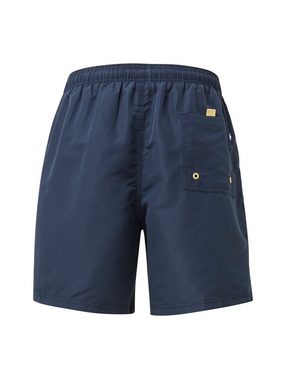 TOM TAILOR Badehose Badehose mit großem Schrift-Print seitlich