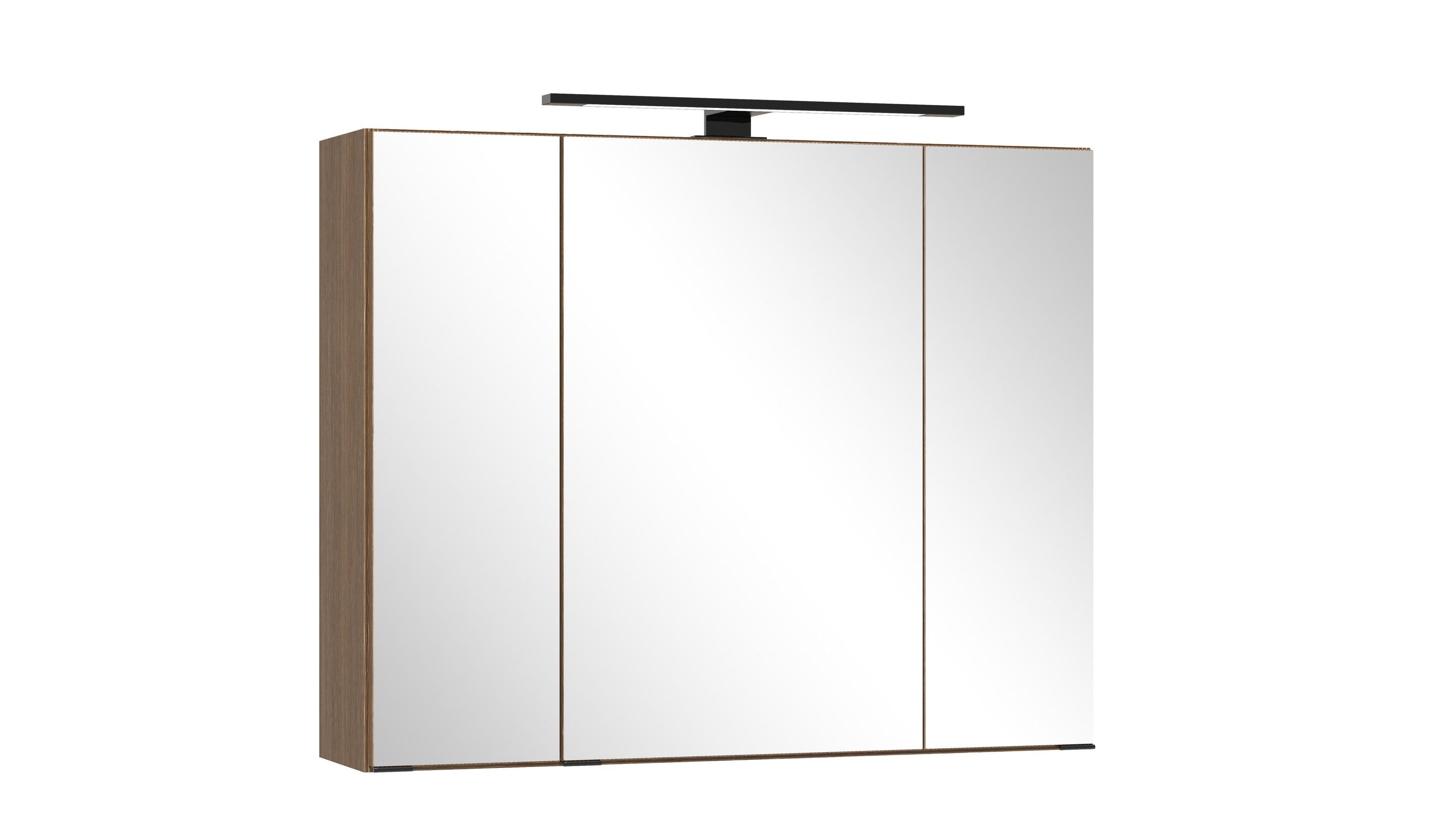 HELD MÖBEL Badezimmerspiegelschrank Canello-Eiche Dekor - 80x64x20cm (BxHxT)