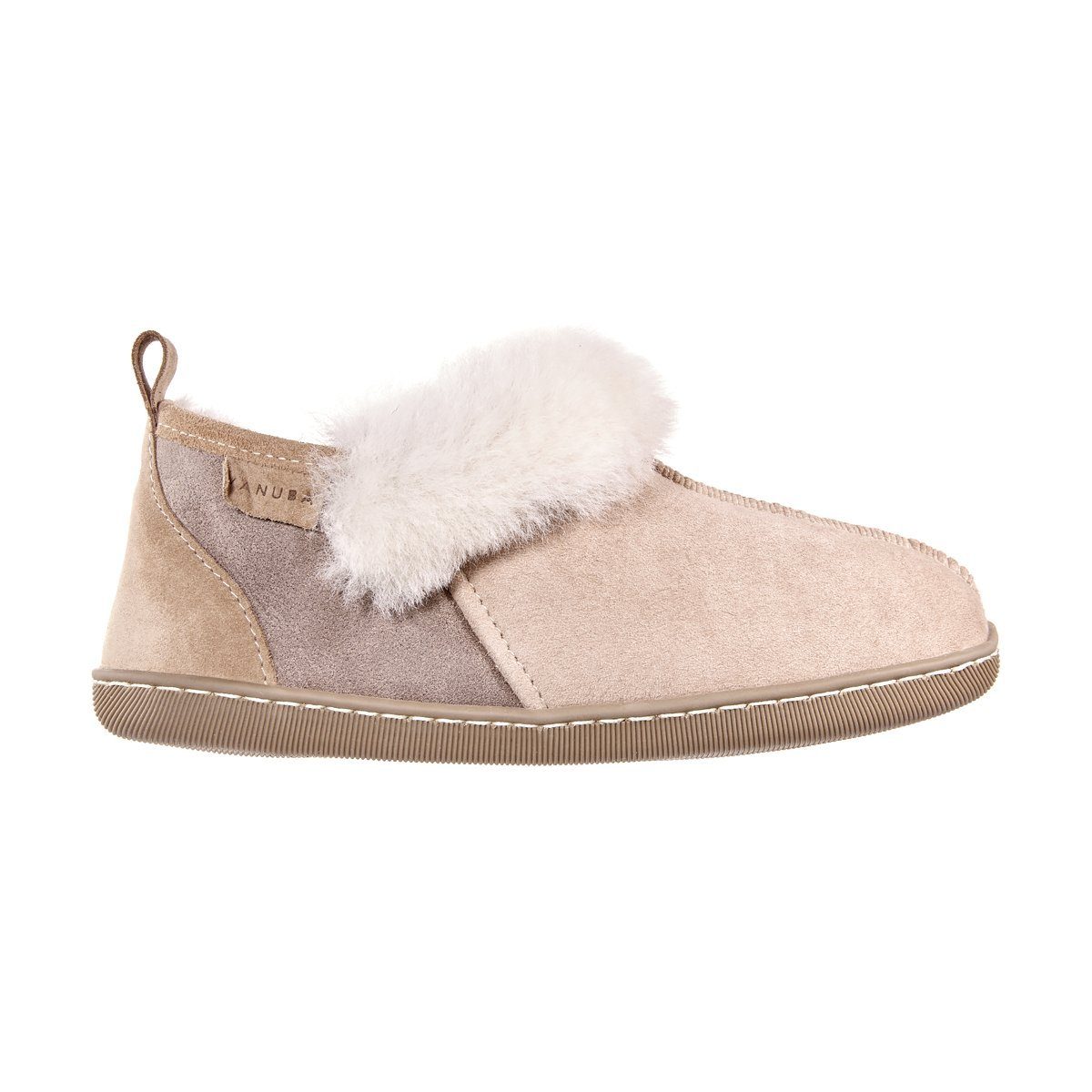 Vanuba KARAYAKA Damen Hausschuh Echtleder Hüttenschuhe/Winter-Hausschuhe/Gefüttert
