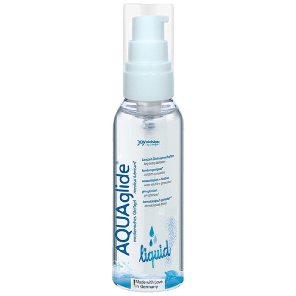 Gleitgel mit Universal-Gleitgel 50ml, im Pumpspender JOYDIVISION Flasche Liquid, Original neutrales AQUAglide