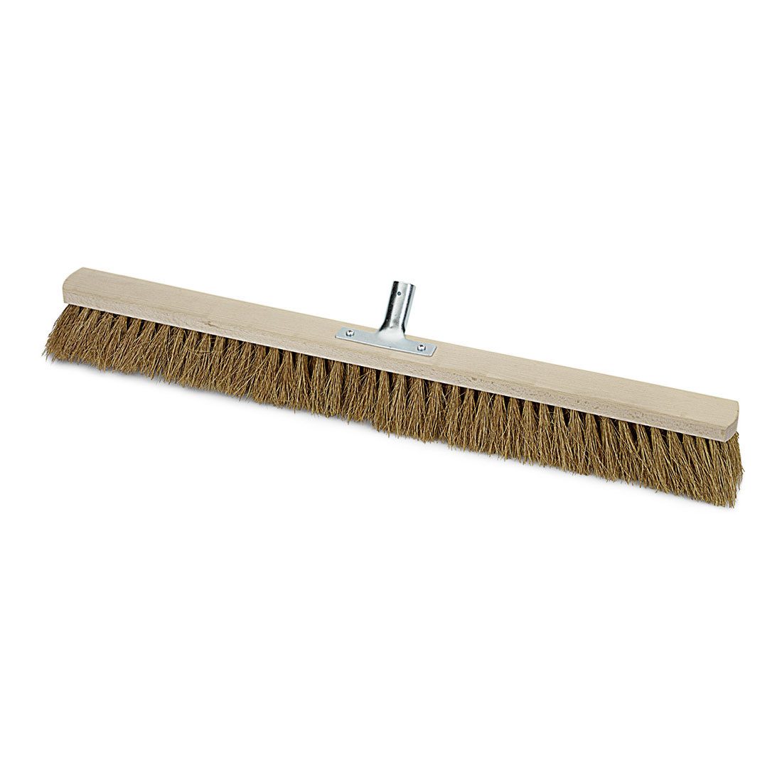 Nölle Метла для пыли Saalbesen Natur-Kokos mit Metallstielhalter 50 cm