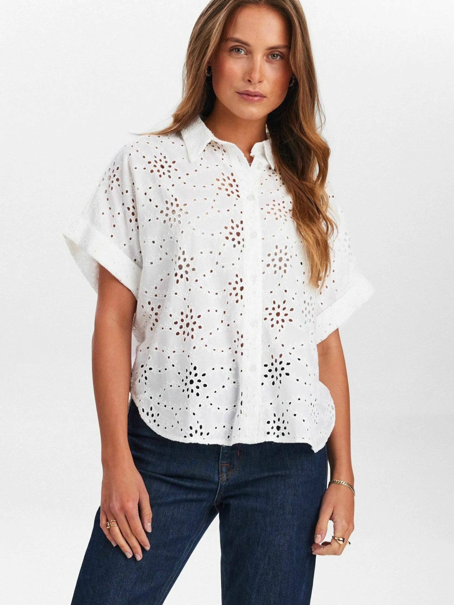 nümph Langarmhemd Nümph Shirt NUKARISSA