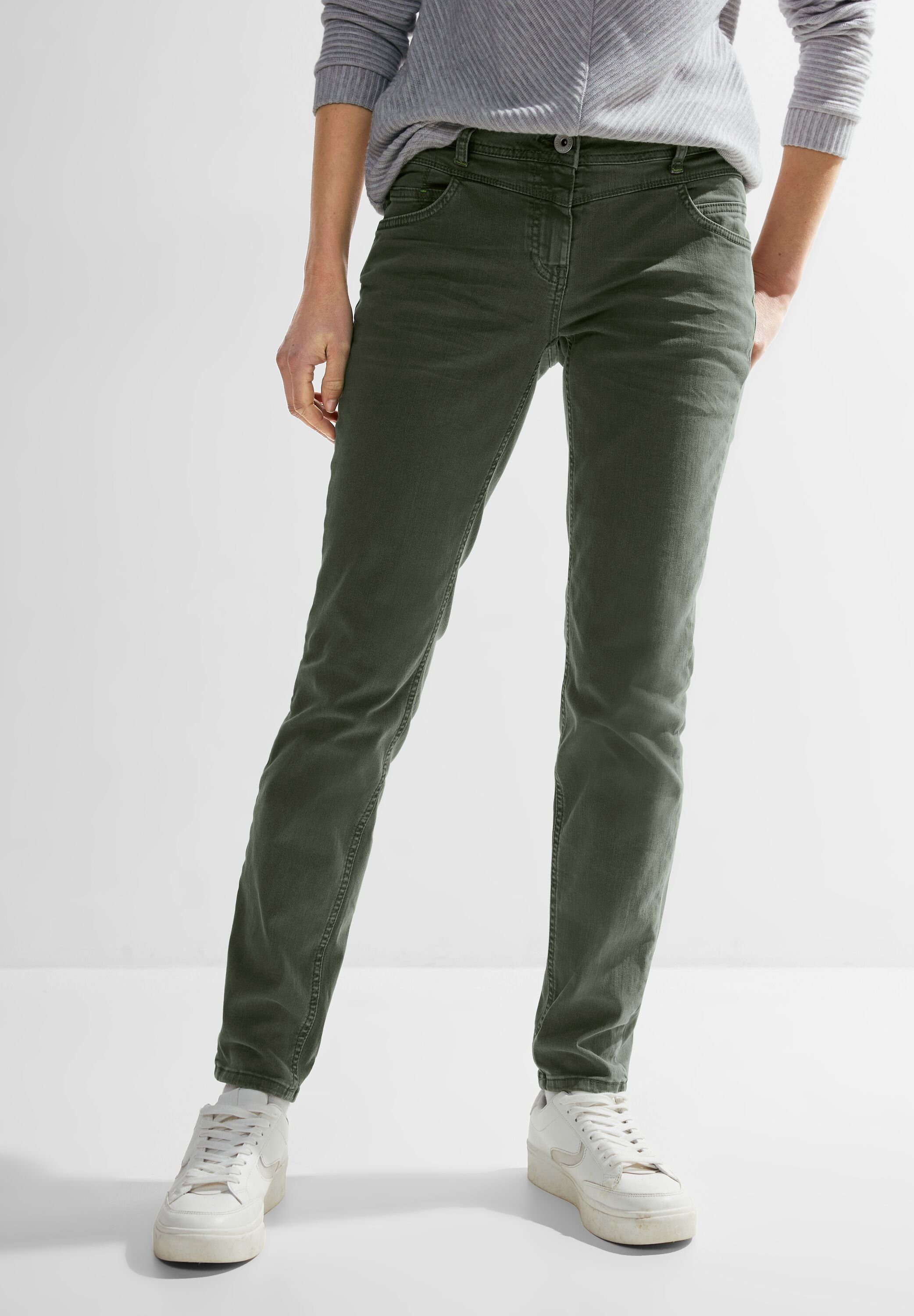Cecil Comfort-fit-Jeans im Look Colour