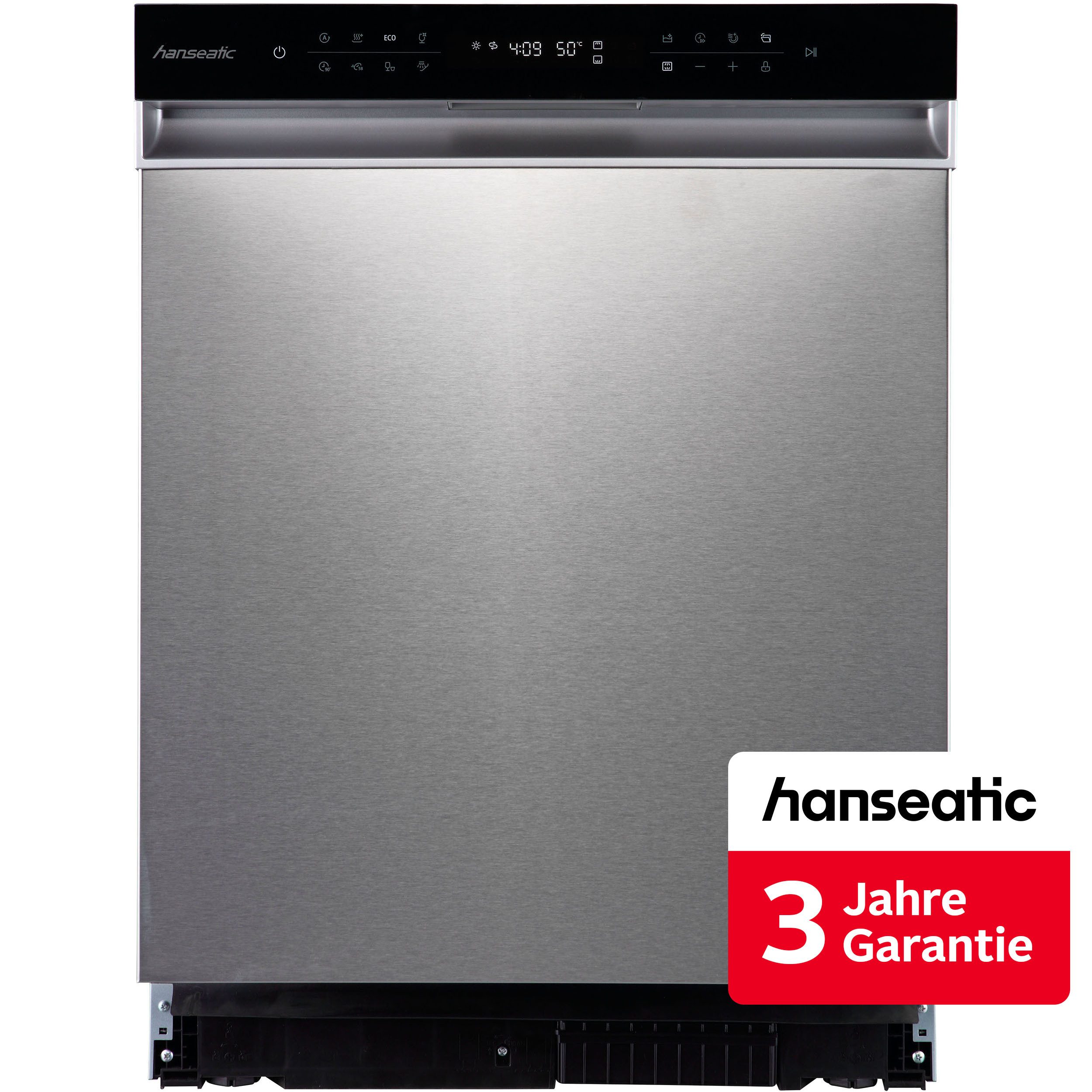 Hanseatic Unterbaugeschirrspüler HGU6082B14U7709WS, 14 Maßgedecke, inkl. 3 Jahre Herstellergarantie
