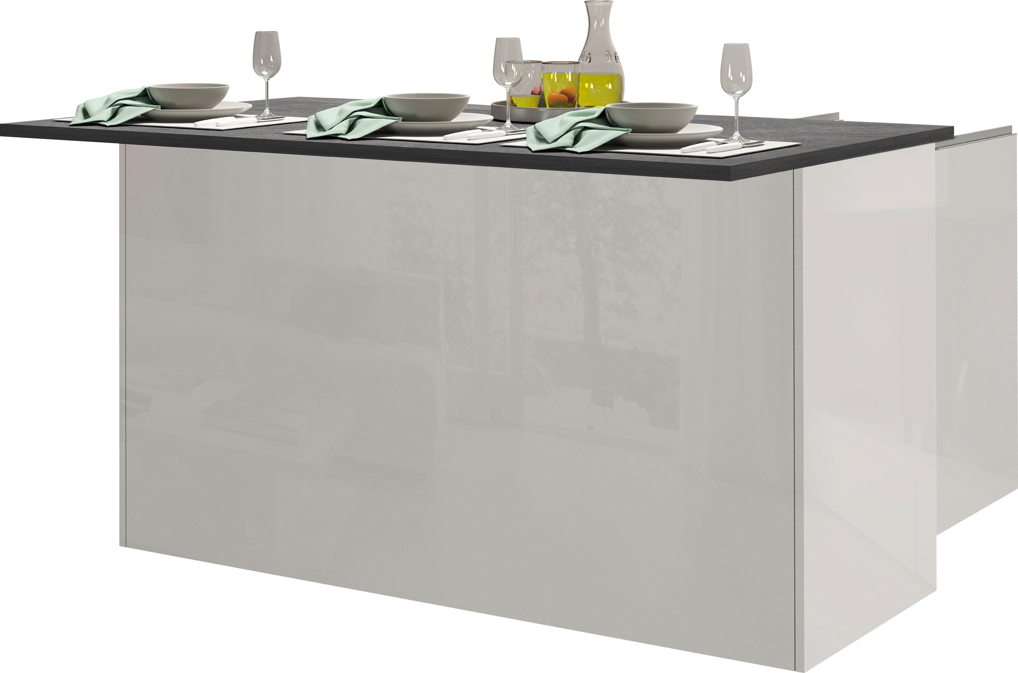 KOCHSTATION Kücheninsel KS-Sole, Kücheninsel, Breite 155 cm, 3 Türen günstig online kaufen