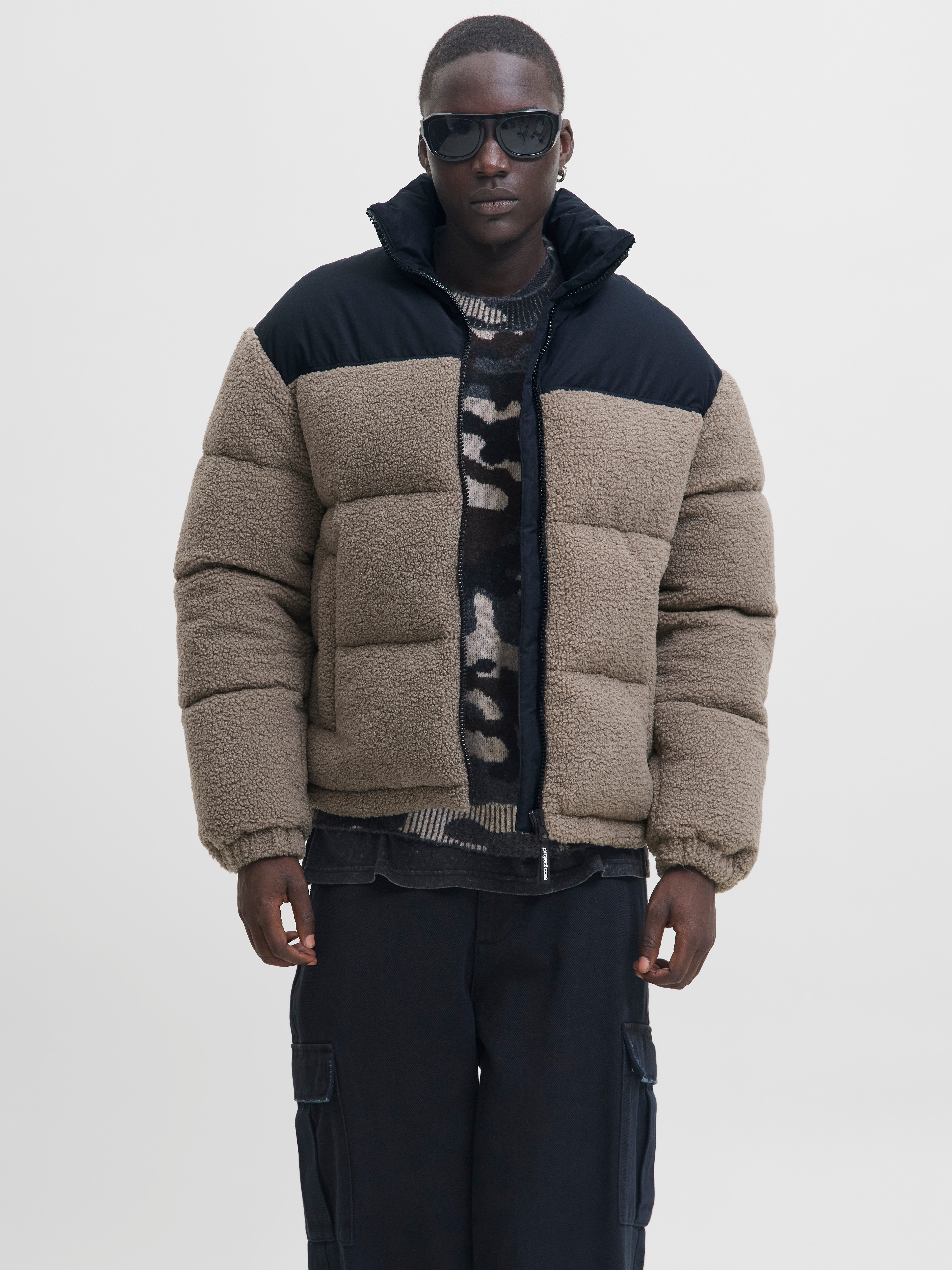 Jack & Jones Steppjacke JCOFLARE TEDDY PUFFER JACKET günstig online kaufen
