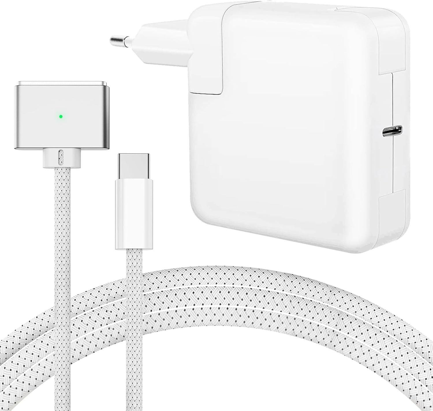 Athlix Netzteil und Ladekabel für MacBook Air/Pro 45 W 60 W 85 W 13 15 Zoll Laptop-Ladegerät (MagSafe-Sicherheit, Überlastschutz, Vielfältige Kompatibilität)