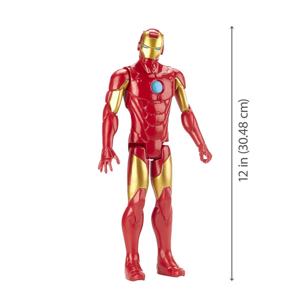 Hasbro Spielfigur Marvel Avengers Titan Hero Serie IRON MAN Action-Figur – Bild 2 von 5