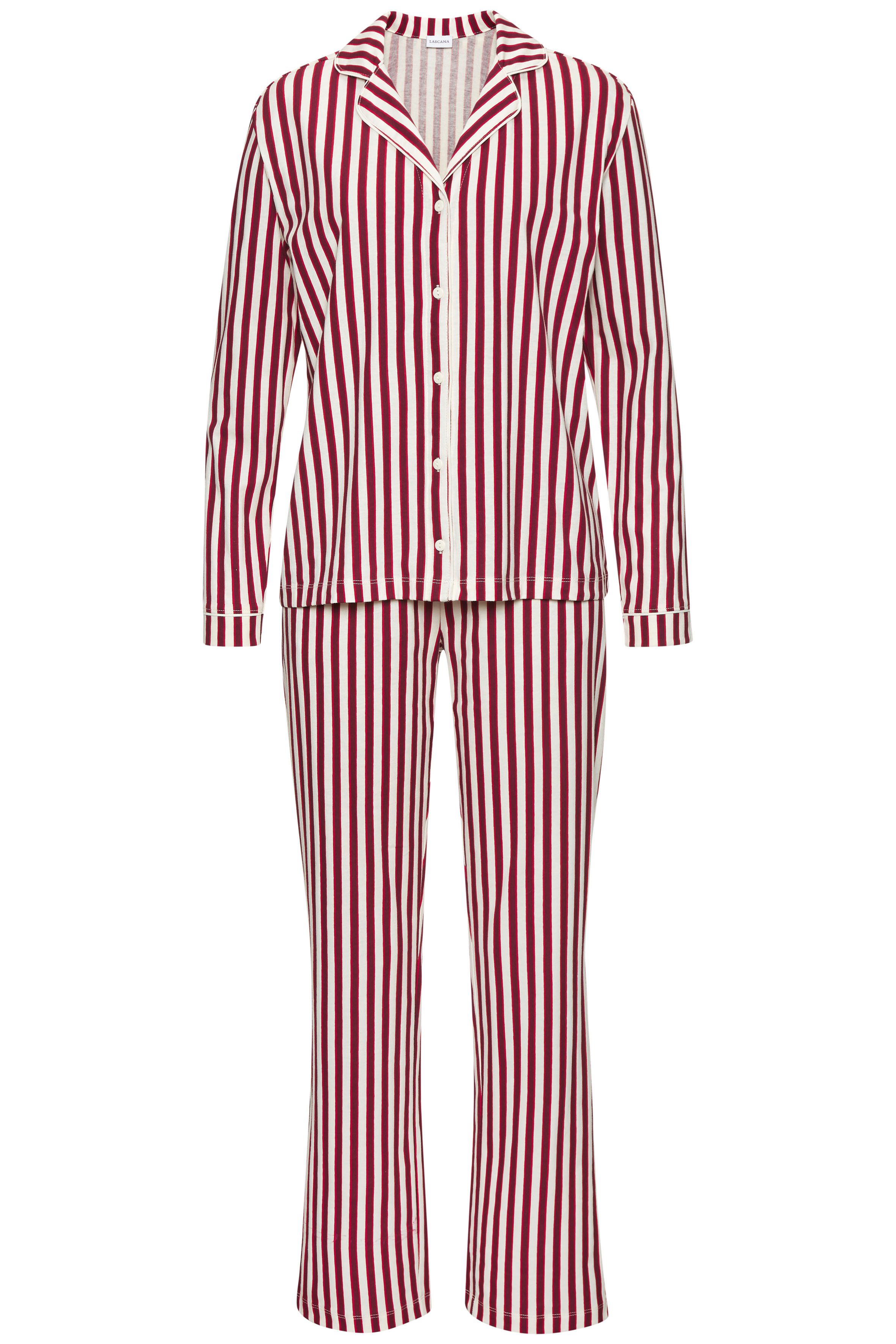 LASCANA Pyjama (Set, 2 tlg) mit weihnachtlichem Muster