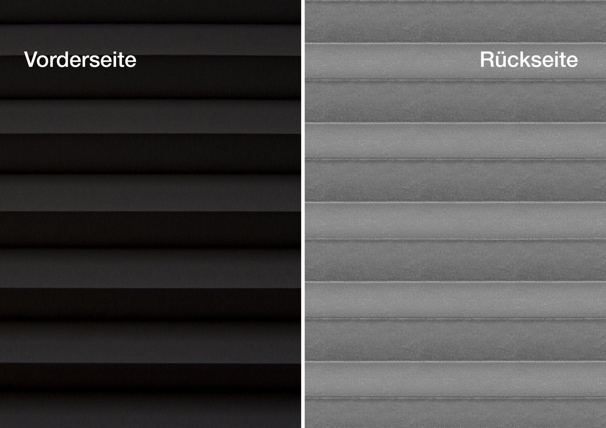 ondeco Plissee Basic Thermo, ohne Bohren, verspannt, Klemmträger mit Feststellschraube