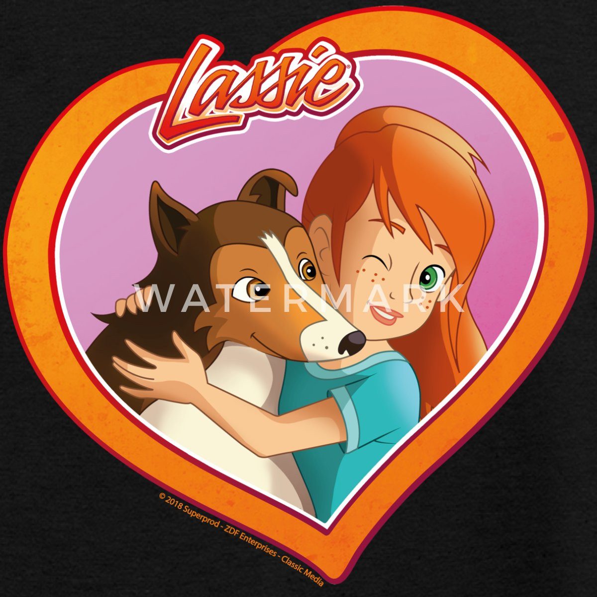 Spreadshirt T-Shirt Lassie Ein Herz Und Eine Seele Teenager T-Shirt (1-tlg)
