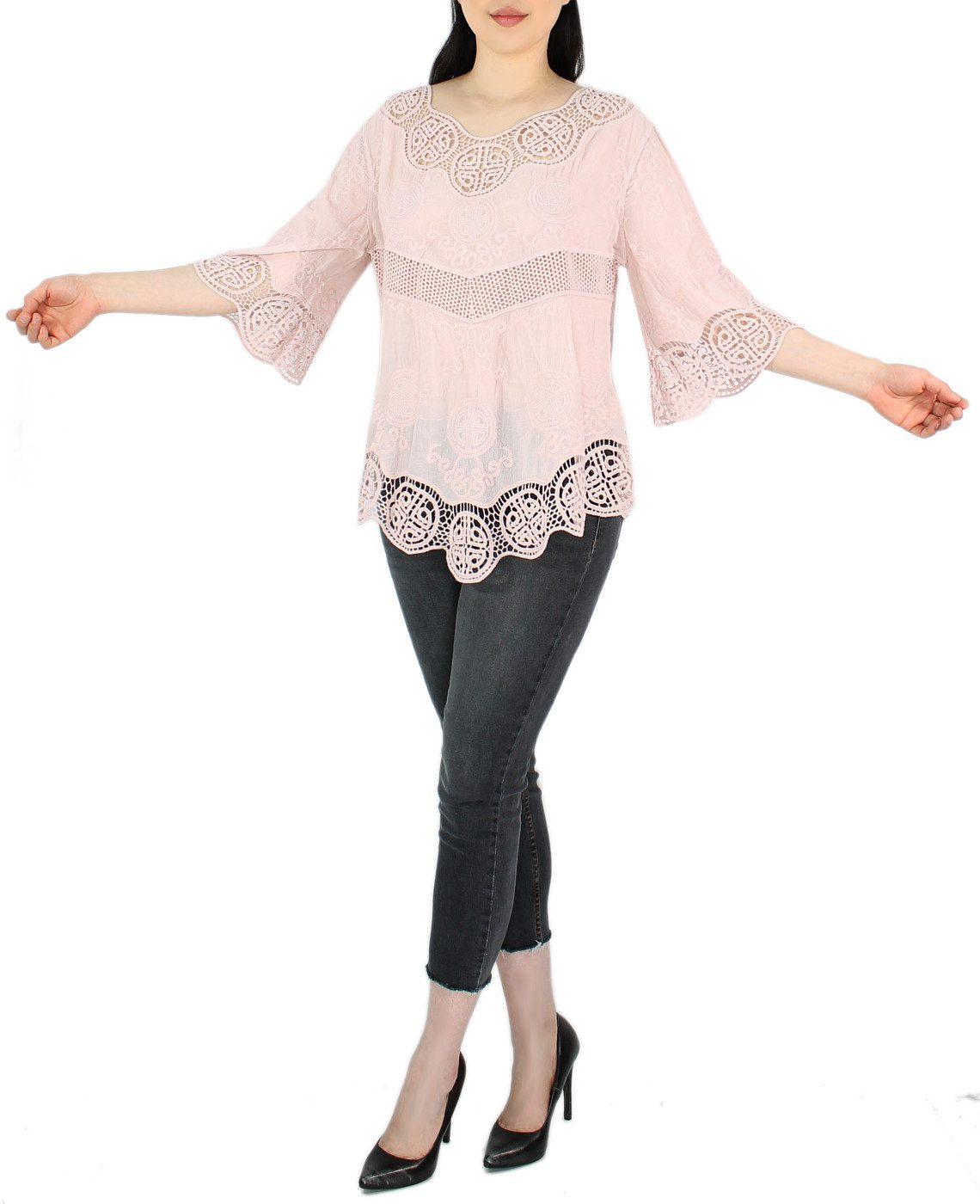 dy_mode Tunika Damen Tunika 3/4 Arm günstig online kaufen