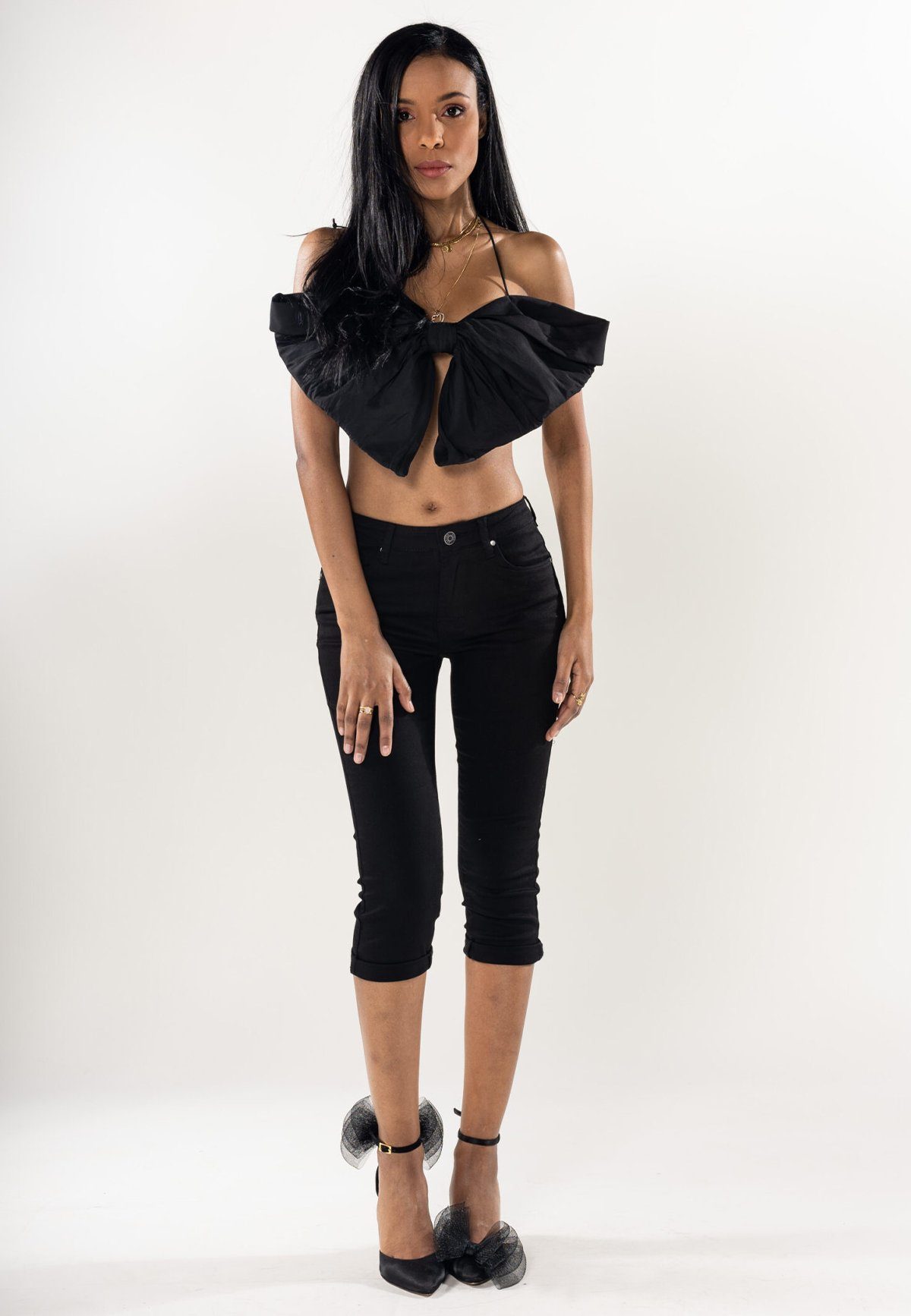 Nina Carter Caprihose Capri Jeans Stretch günstig online kaufen