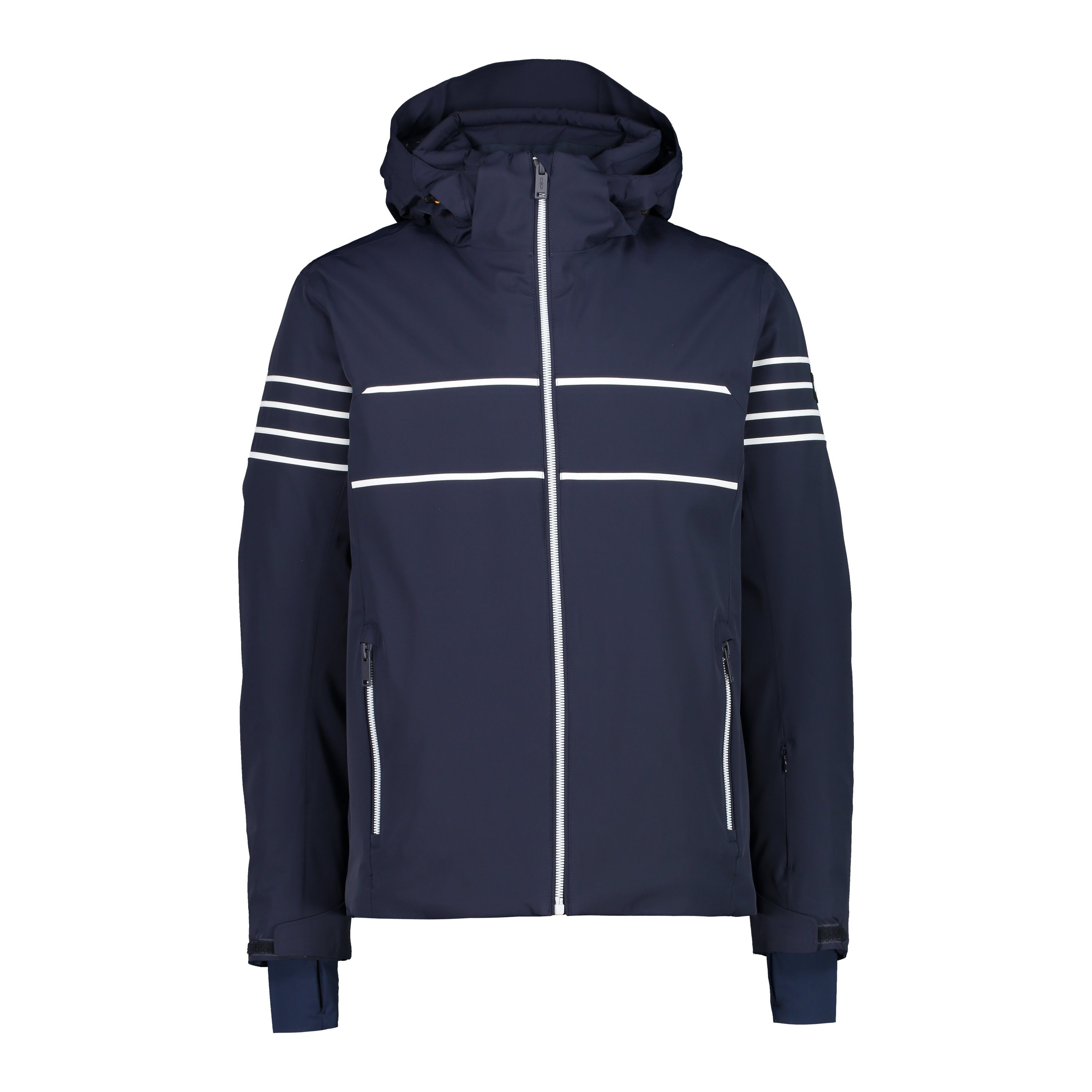 Skijacke MAN JACKET ZIP HOOD N950 BLACK BLUE