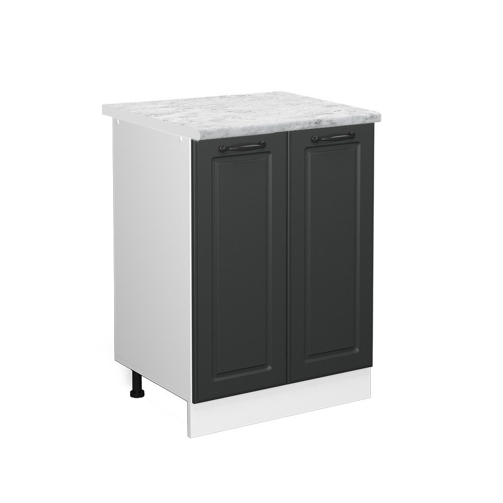Vicco Unterschrank R-Line, Anthrazit Landhaus/Weiß, 60 günstig online kaufen