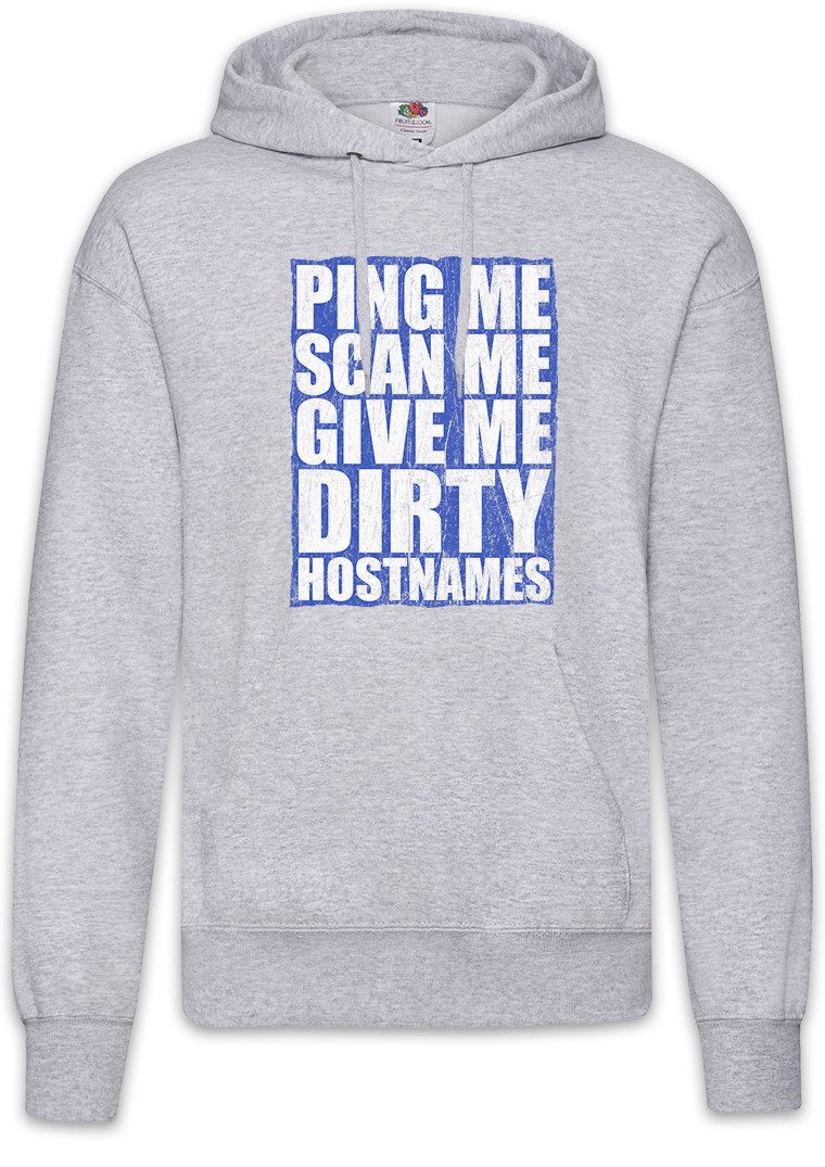 Hoodie Ping Me Scan Me Herren Hoodie Internet Programmierer PC IT
