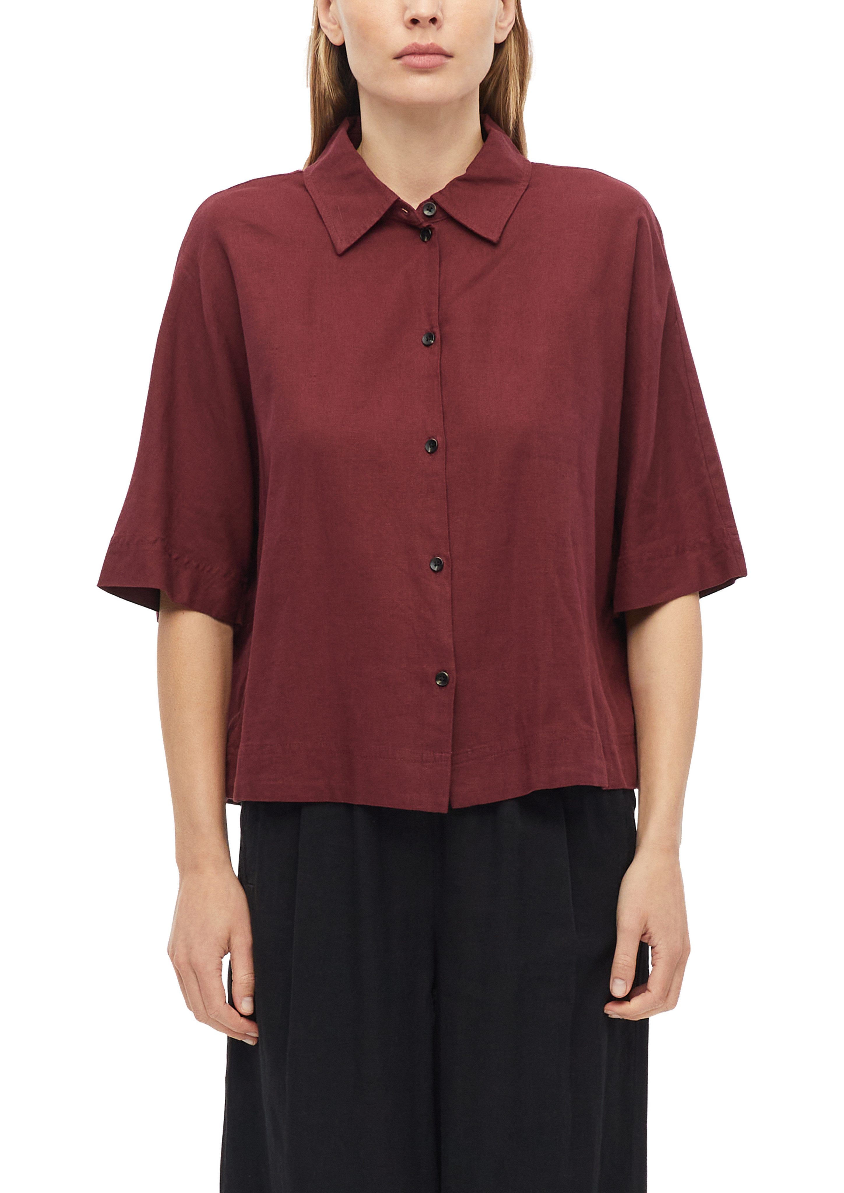 s.Oliver Hemdbluse kurz, mit Knopfleiste