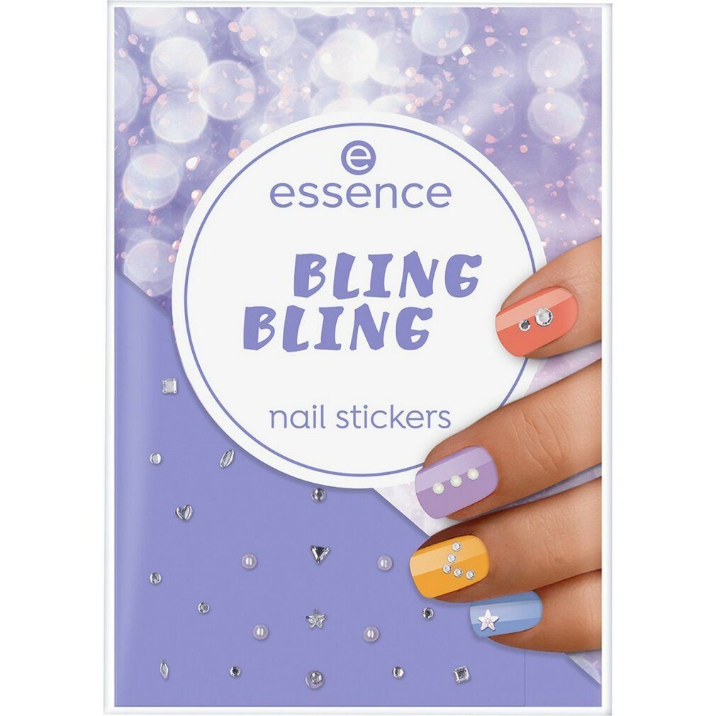 Essence Nageldesign Zubehör BLING BLING stickers de uñas 28 u