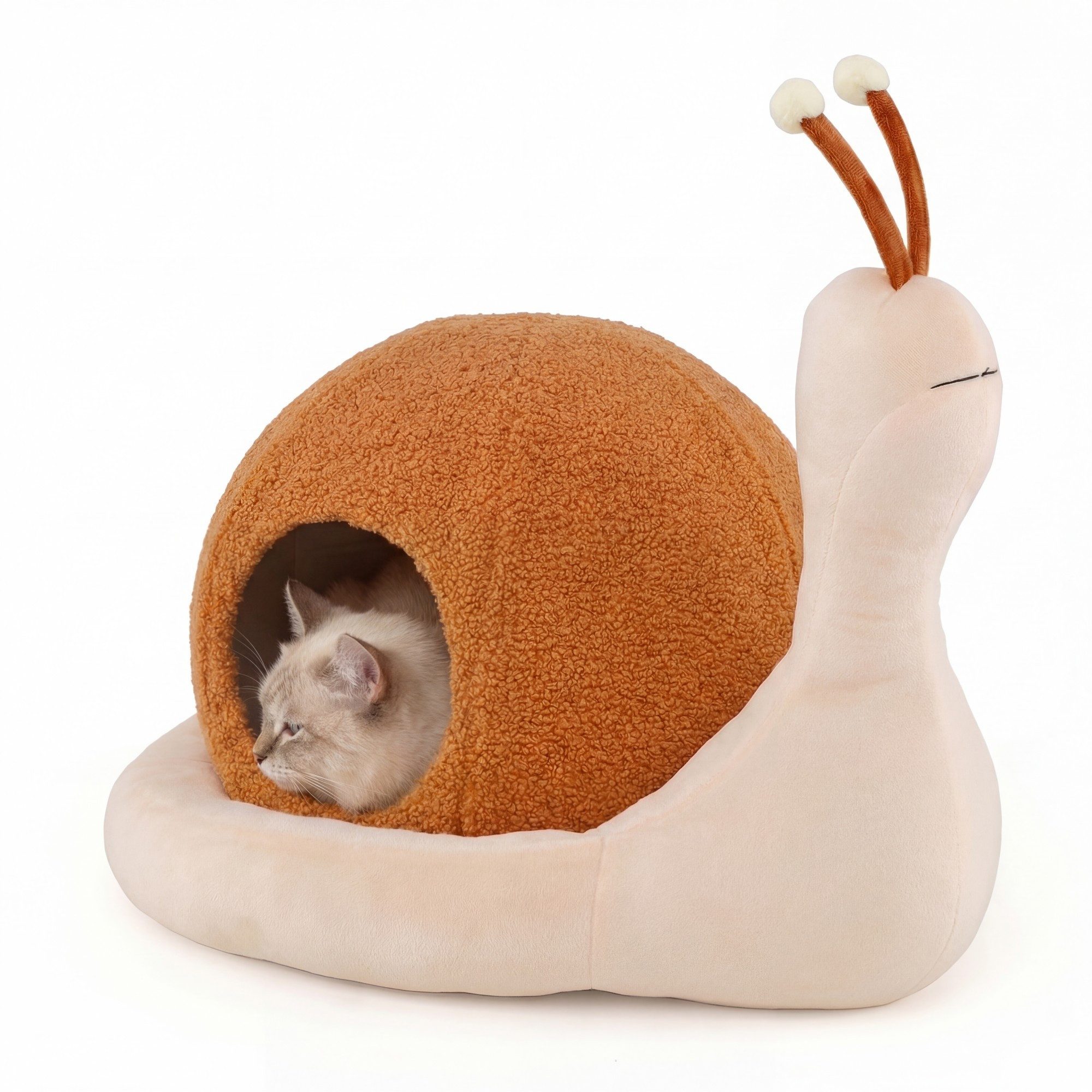 KOMFOTTEU Tierhaus, Katzenbett mit abnehmbarem & maschinenwaschbarem Kissen