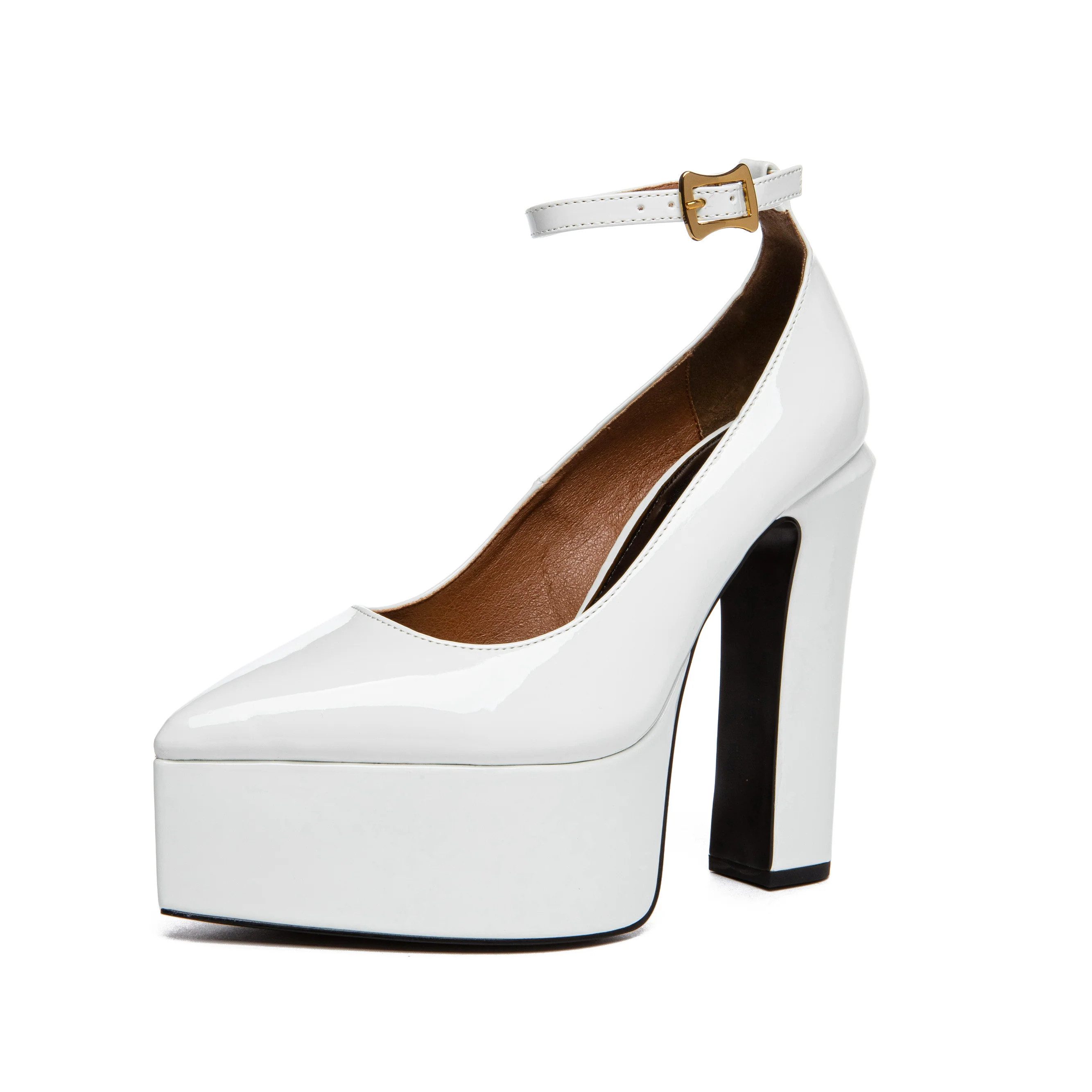 Giaro STYLET Plateaupumps 14 cm Absatzhöhe, 4 cm Plateau, veganes Leder günstig online kaufen